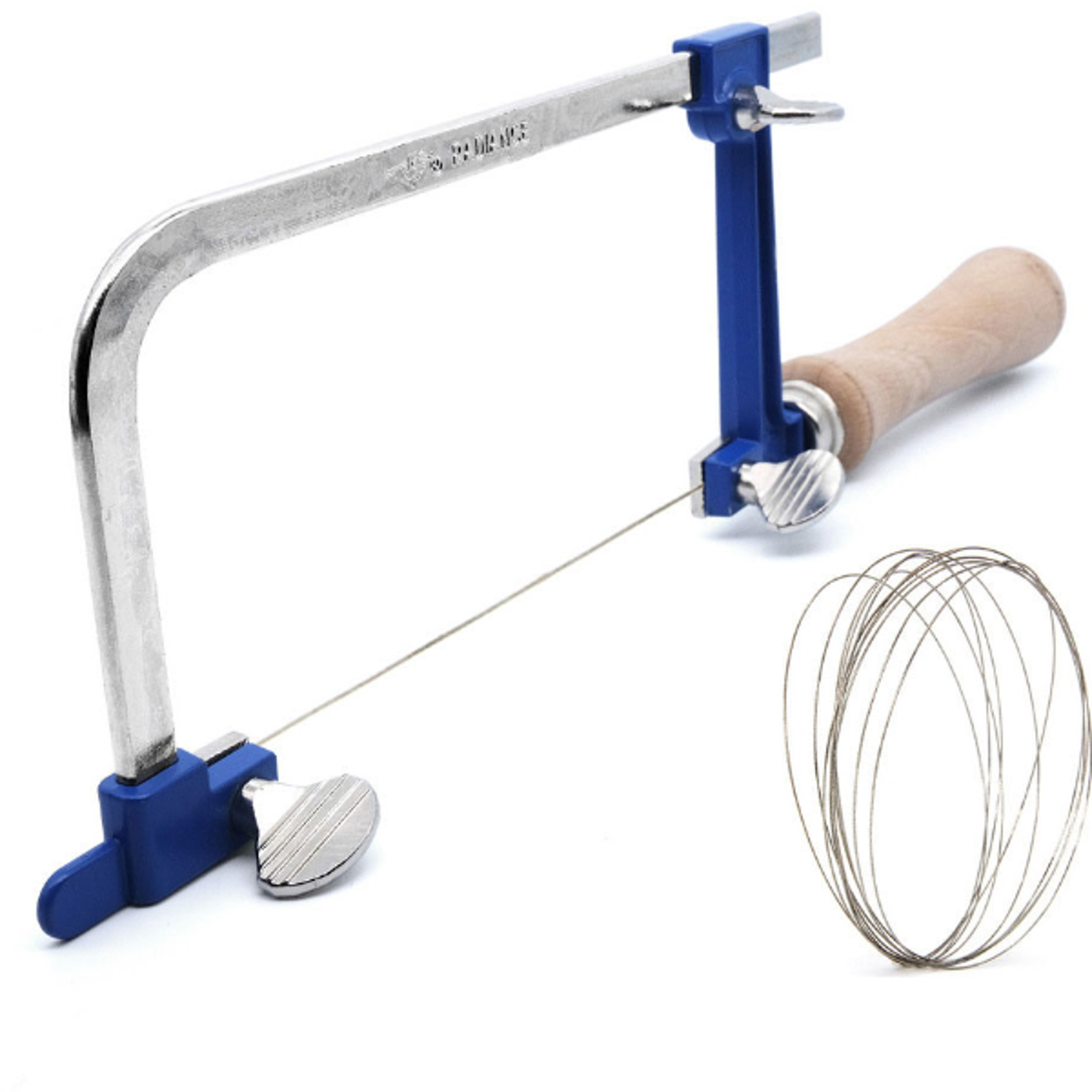 adjustable coping saw frame with diamond wire saw u-shaped hand saw for woodworking and diy metal cutting
