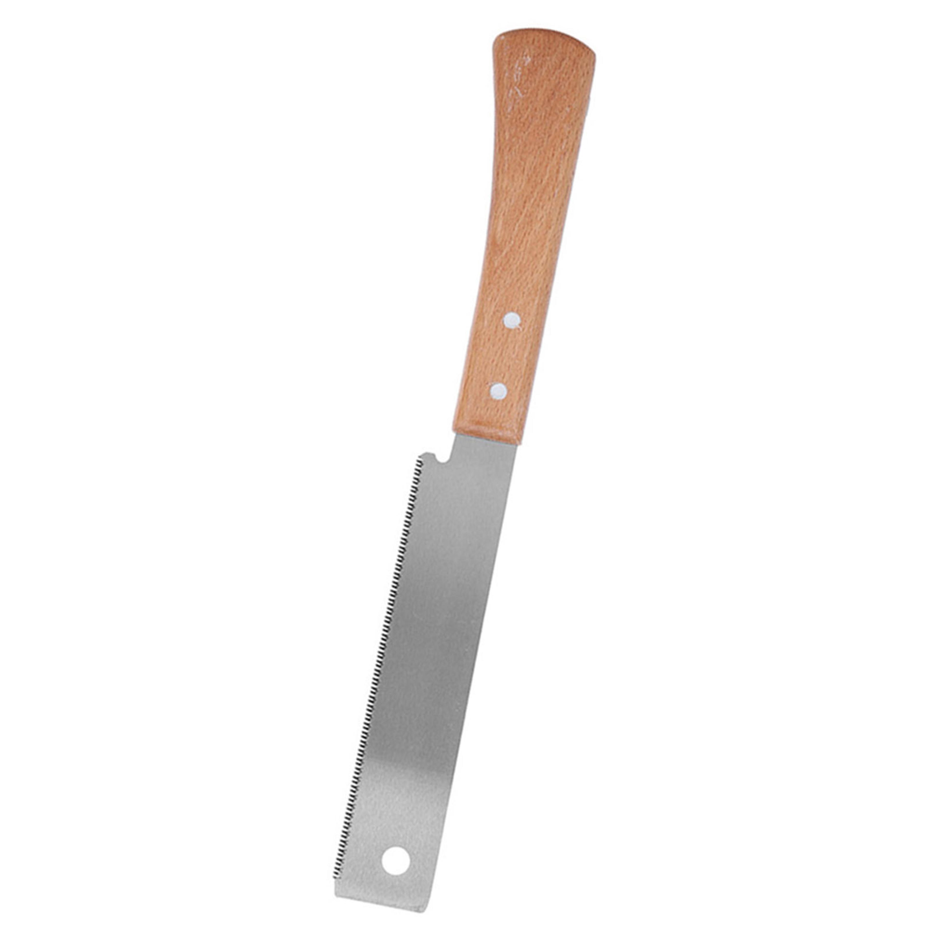 Compact Wood Hand Saw Wooden Handle Precision Cutting Tool For Woodworking 2