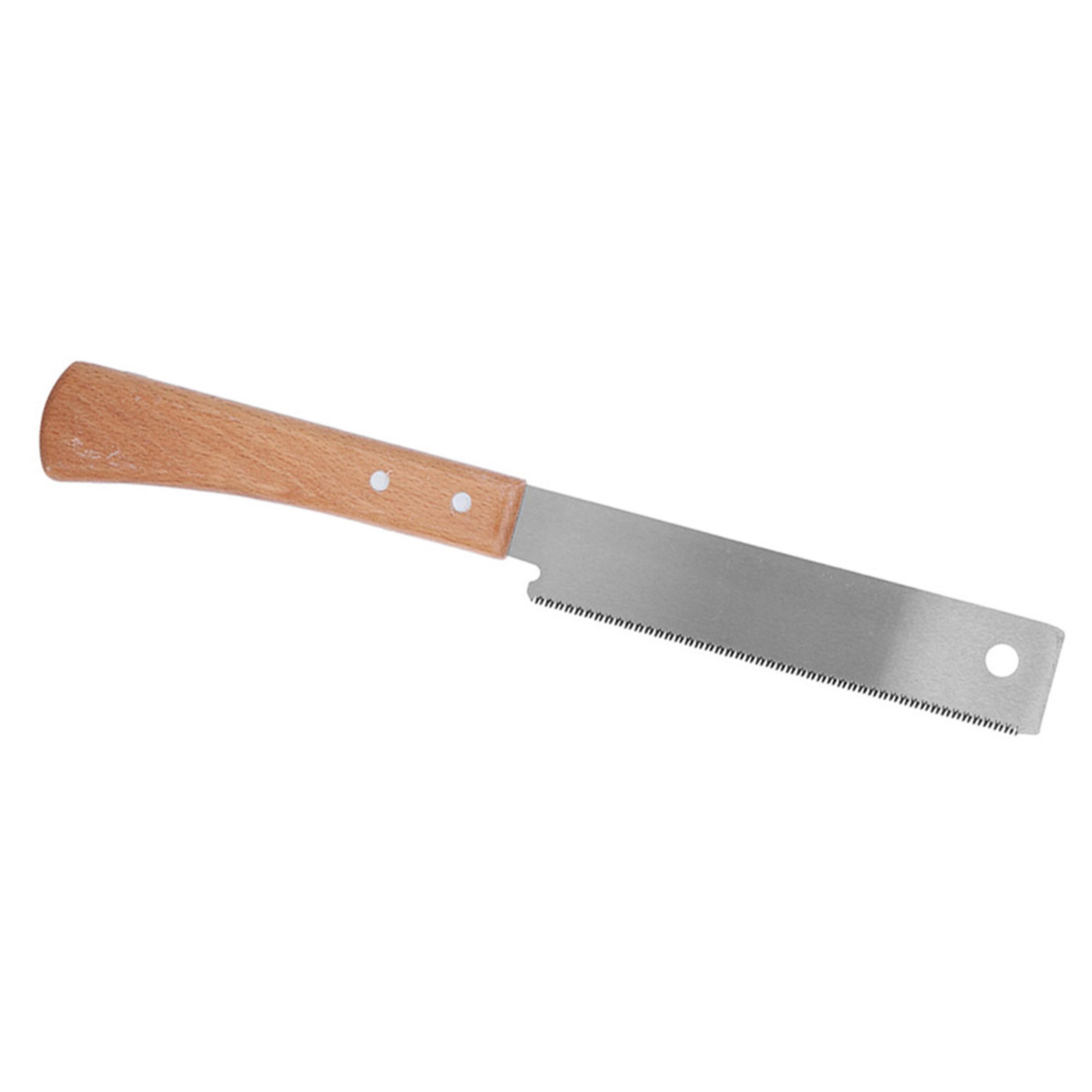Compact Wood Hand Saw Wooden Handle Precision Cutting Tool For Woodworking 3