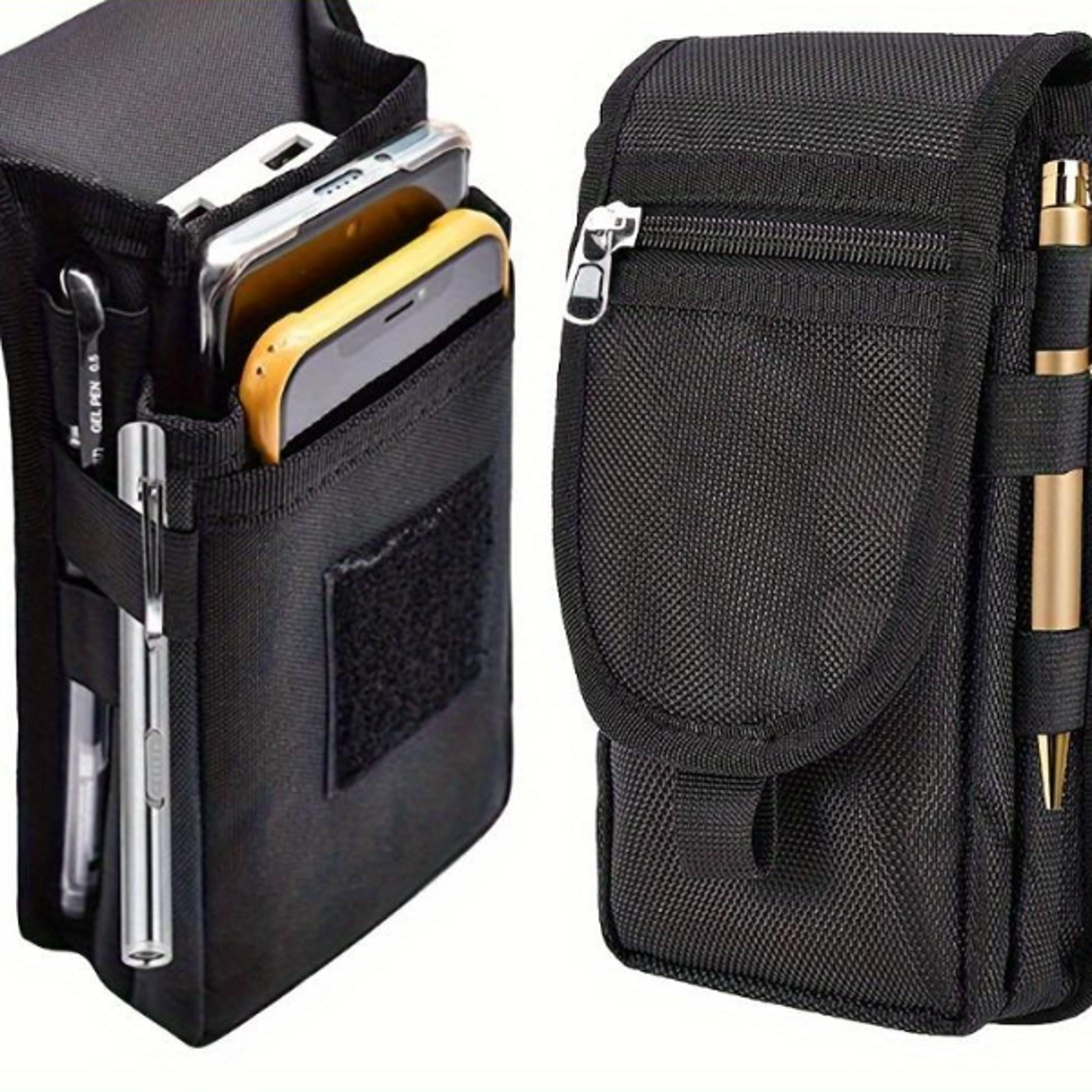 multi-functional phone belt pouch oxford fabric mens outdoor phone holster case