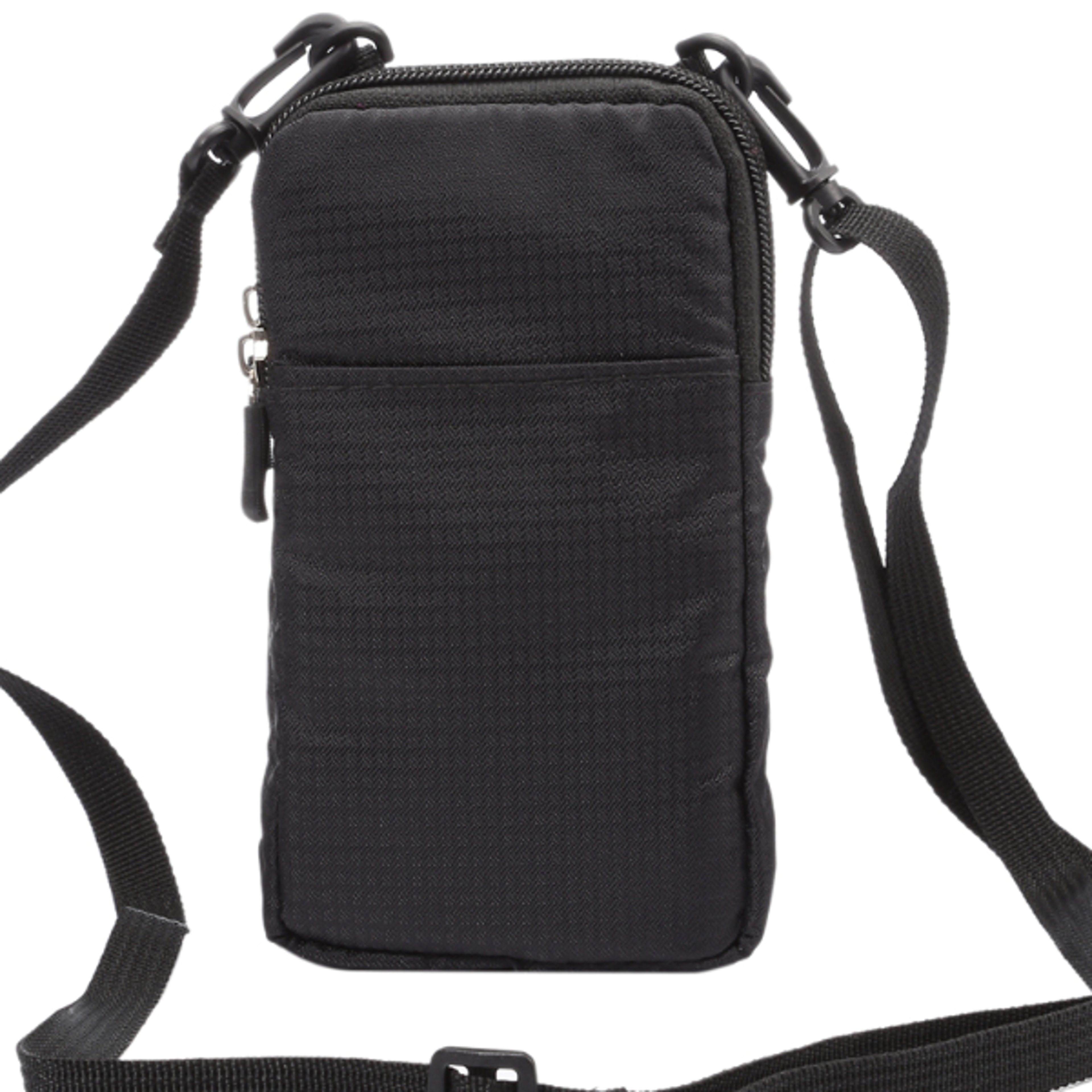 universal running phone holder waist & shoulder holster bag for secure hands-free carry
