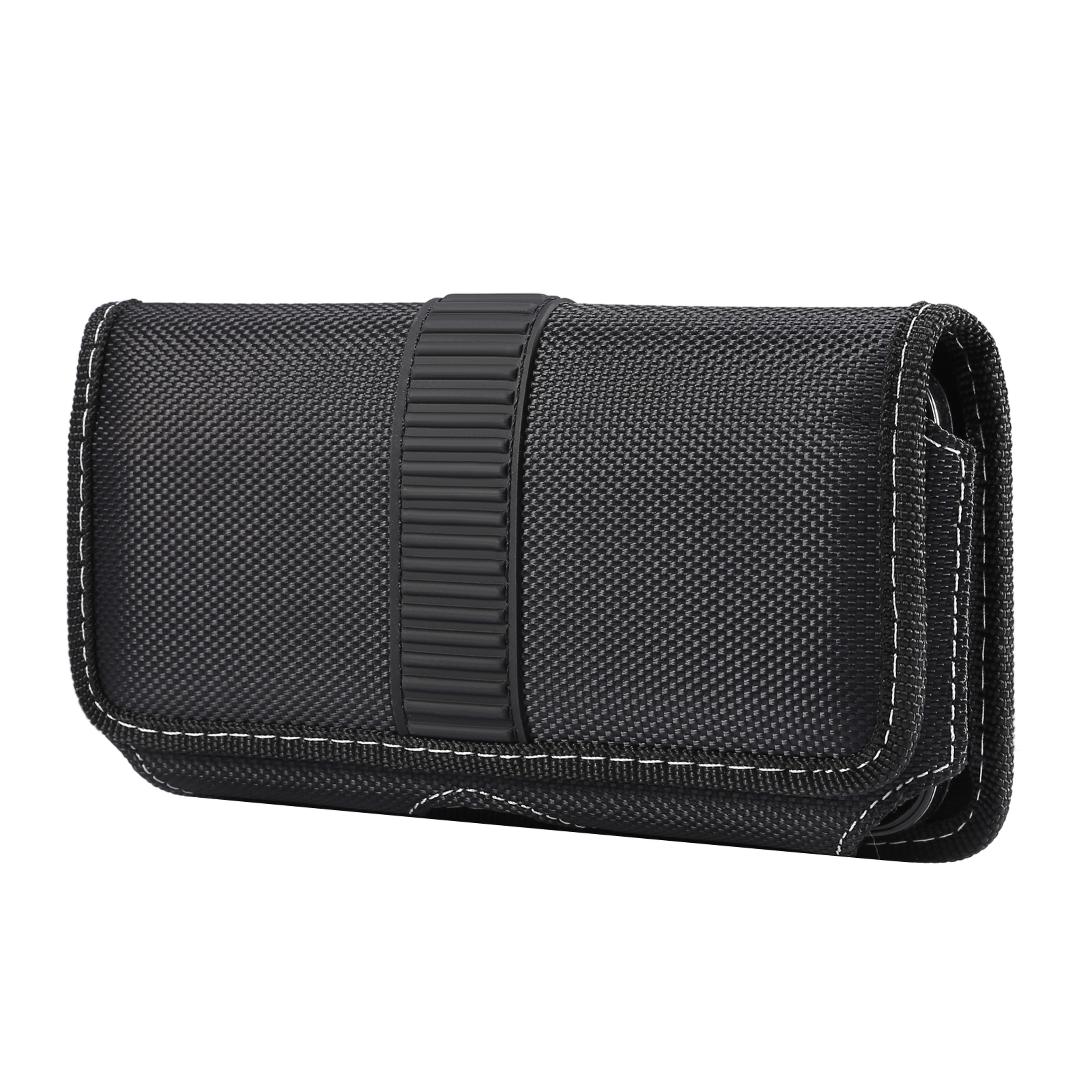 universal phone holster belt clip nylon waist pouch for men