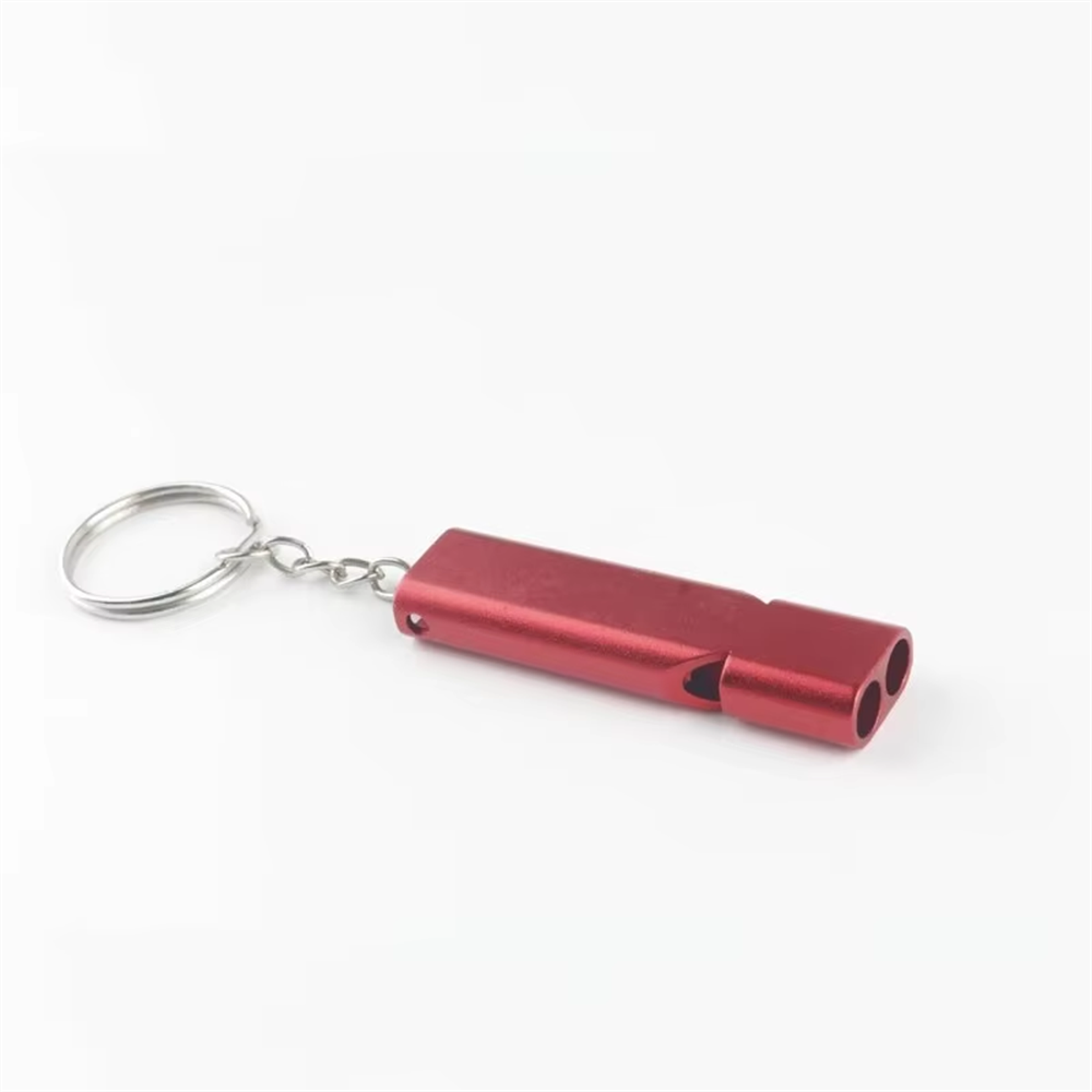 Dual Tube Emergency Survival Whistle Loud Aluminum Alloy Survival Whistle For Outdoor Safety  Rescu 3
