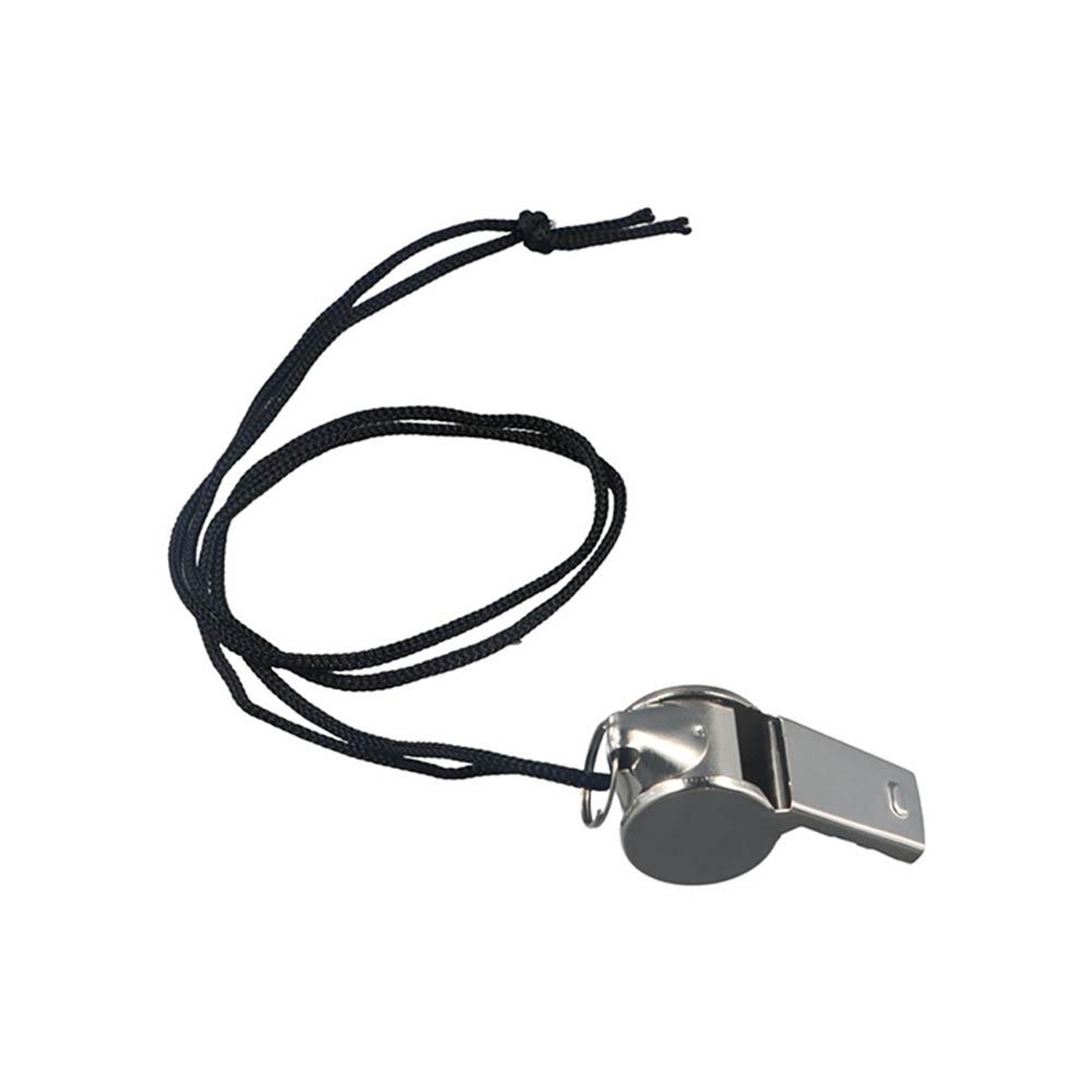 Loud Metal Whistle With Rope Professional Referee Whistle Compact  Portable Stainless Steel Design 5