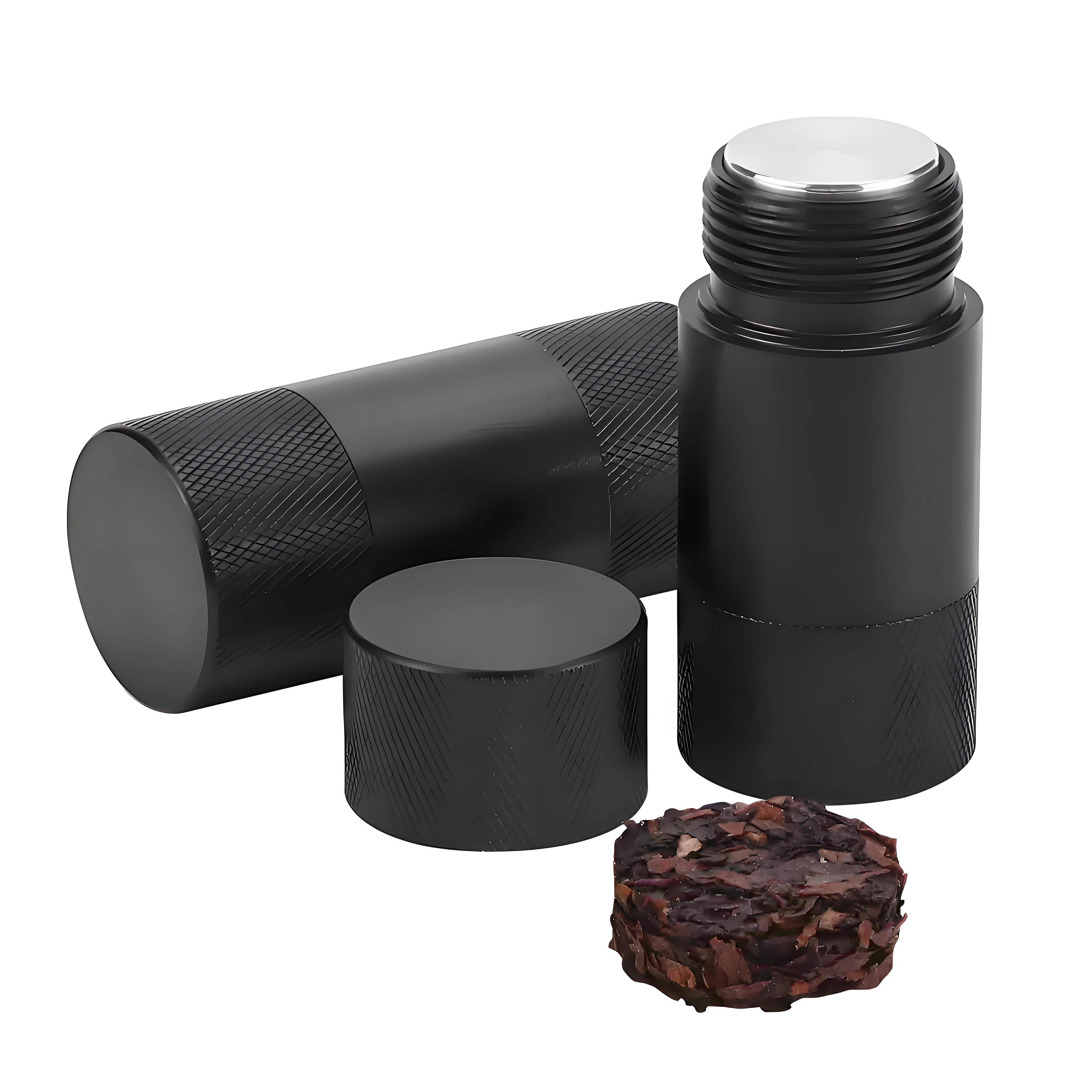 aluminum pollen press herb mill grinder compact, efficient spice crusher with lipstick design