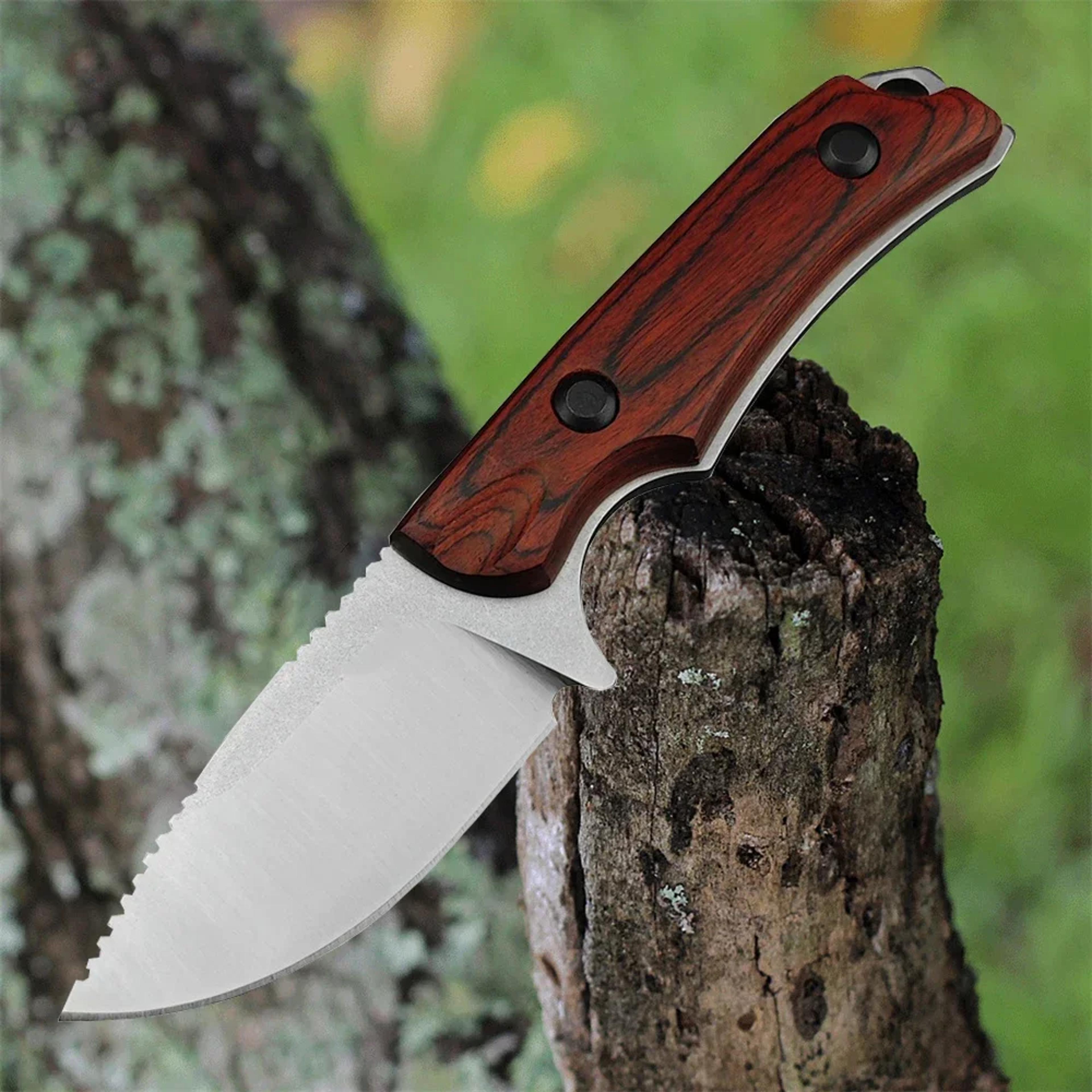 fixed blade tactical knife durable outdoor camping edc tool with sheath