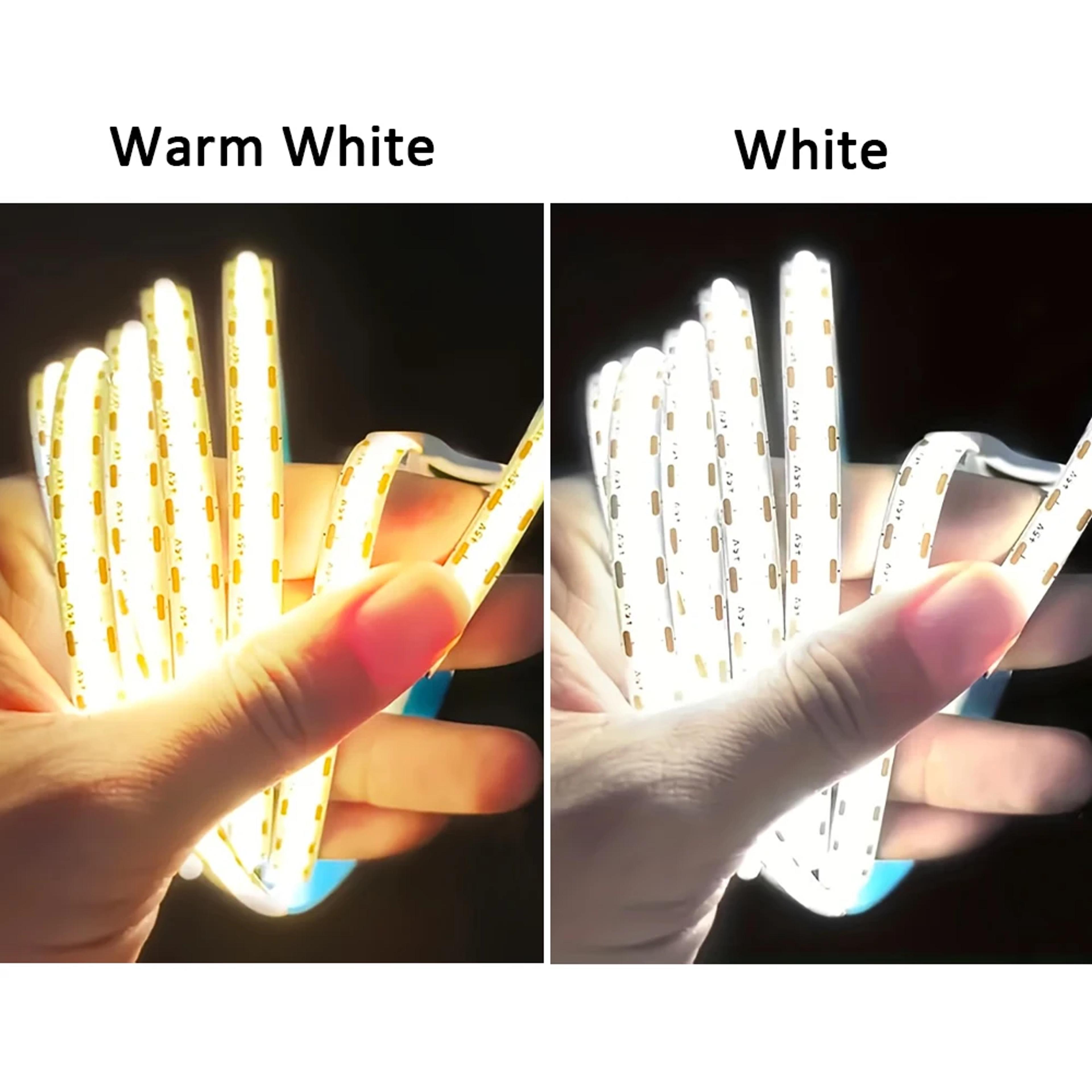 motion sensor led strip lights battery powered, leds/m for stairways, bedrooms & closets