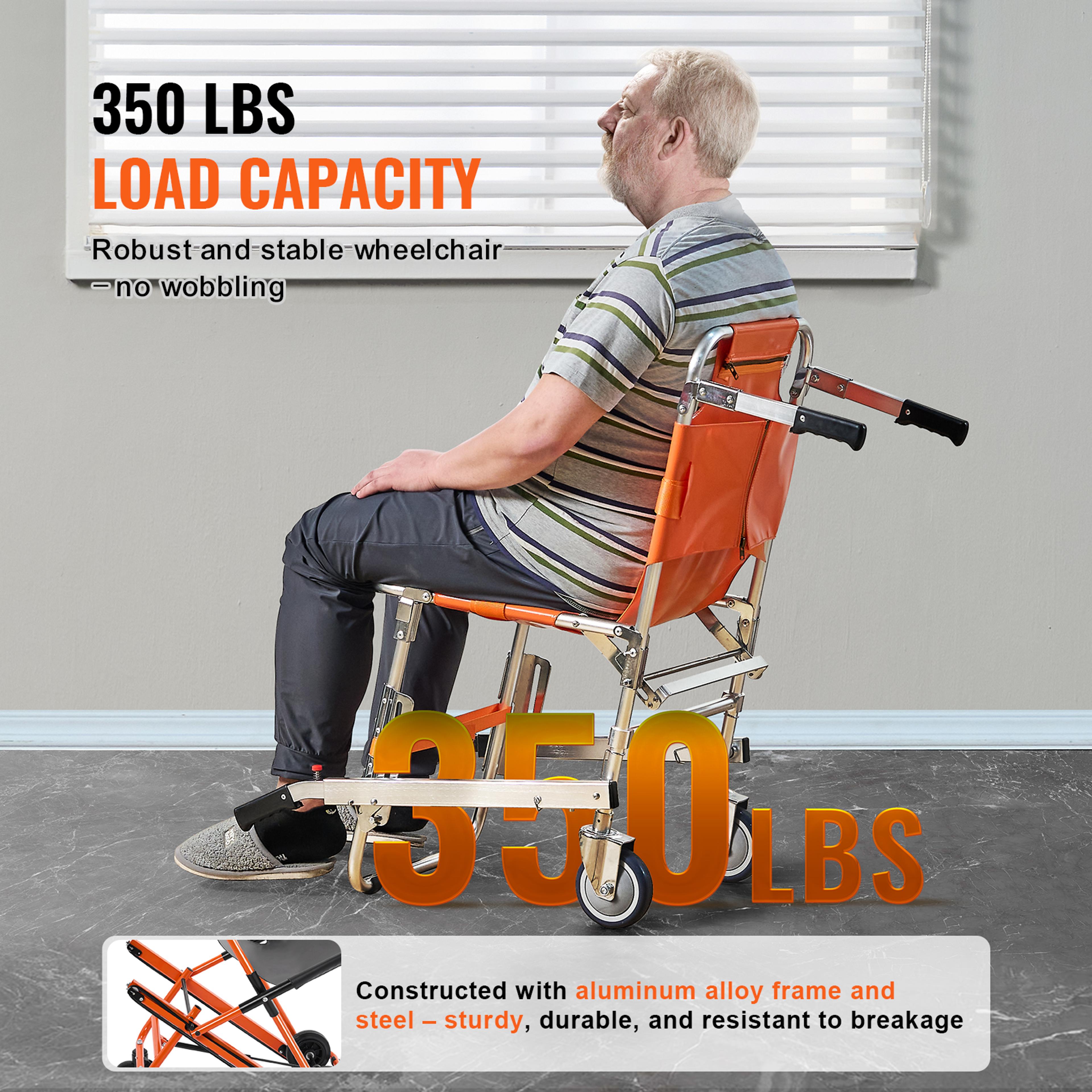 Foldable Stair Chair Evacuation Transport Chair For Elderly And Patient Transfer 2