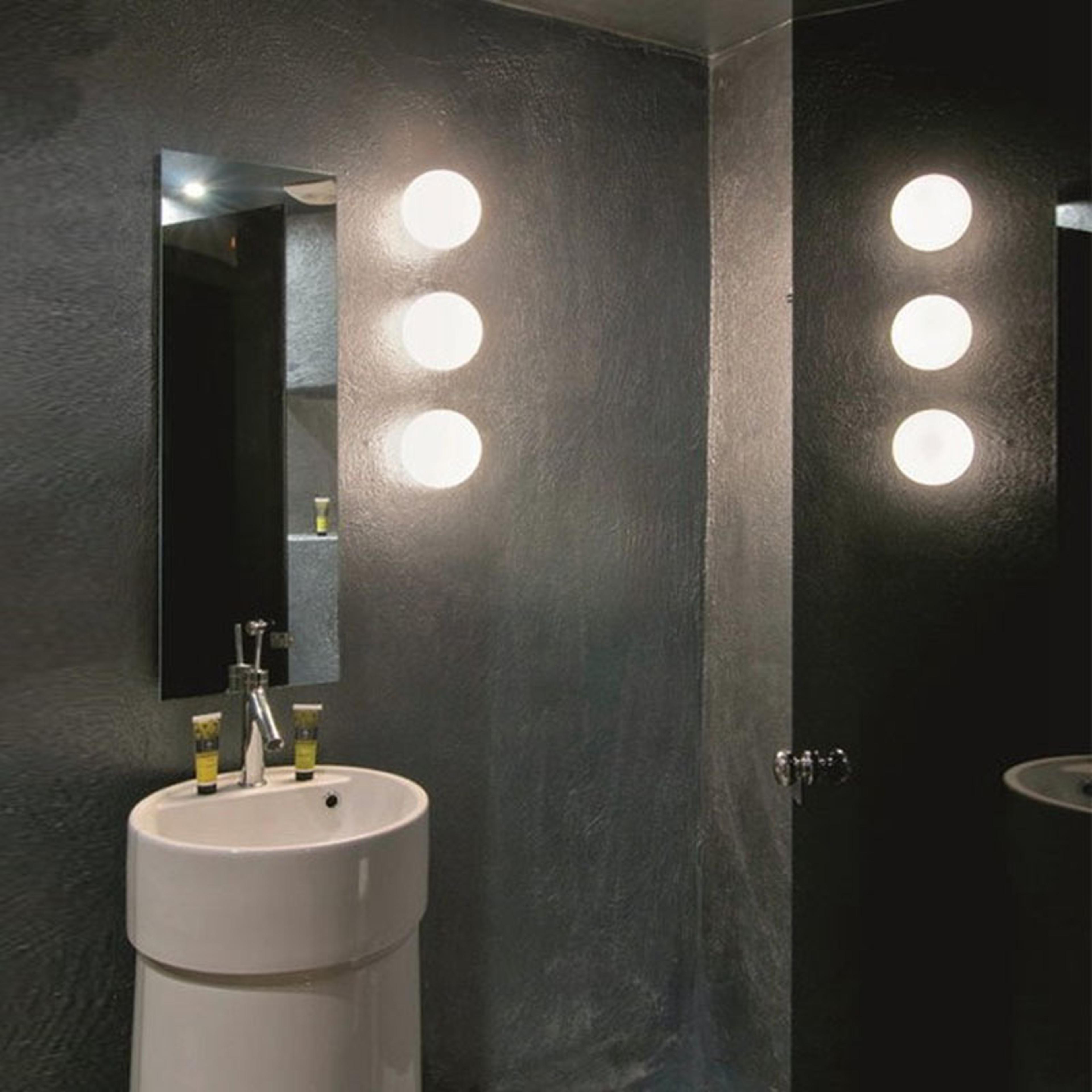 Nordic LED Wall Sconce Milk White Glass Globe Wall Light For Bathroom Bedroom Hallway 3