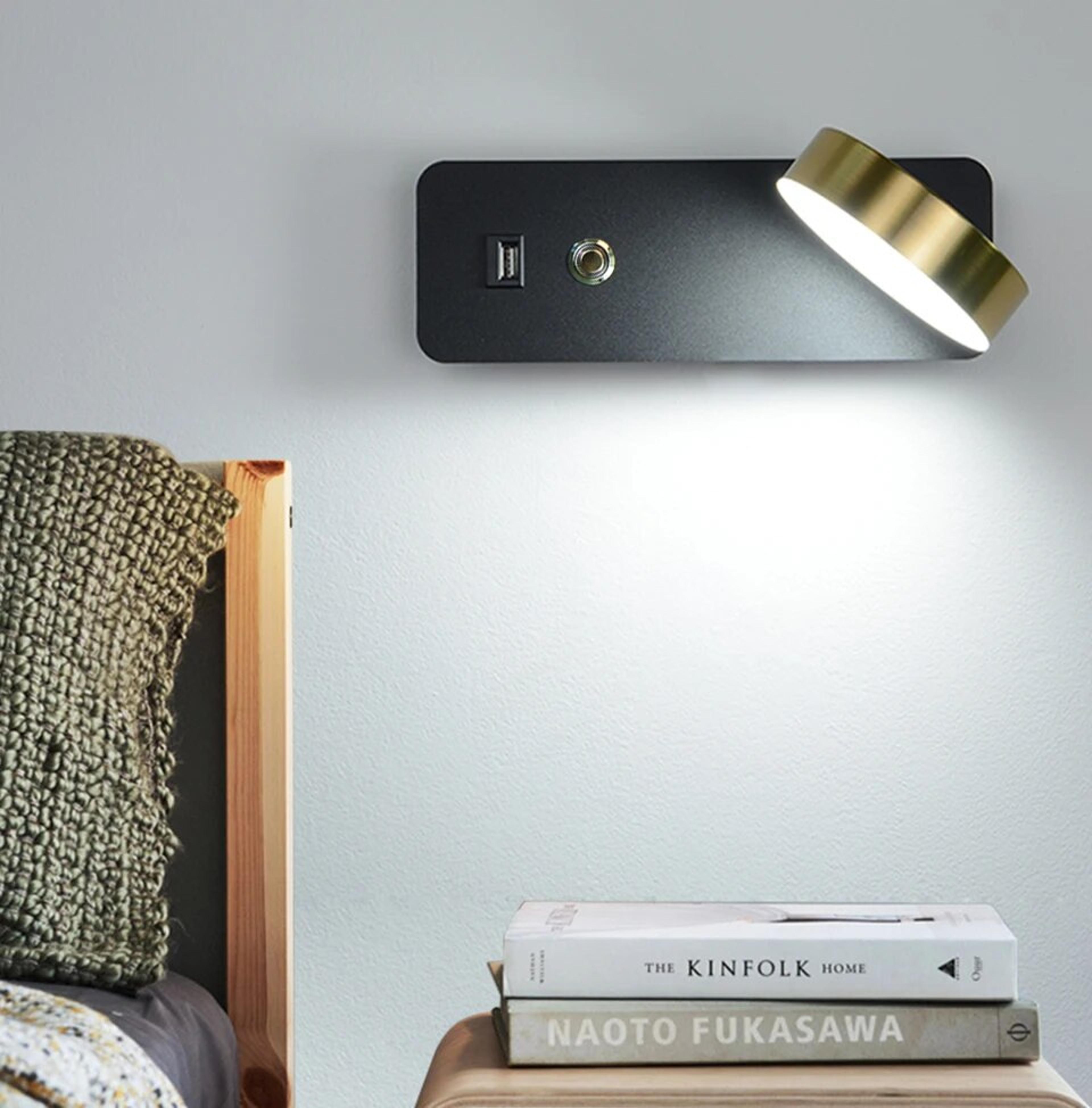 Rechargeable LED Wall Sconce Touch Dimmable Modern Wall Light With Color Modes USB Charging 3