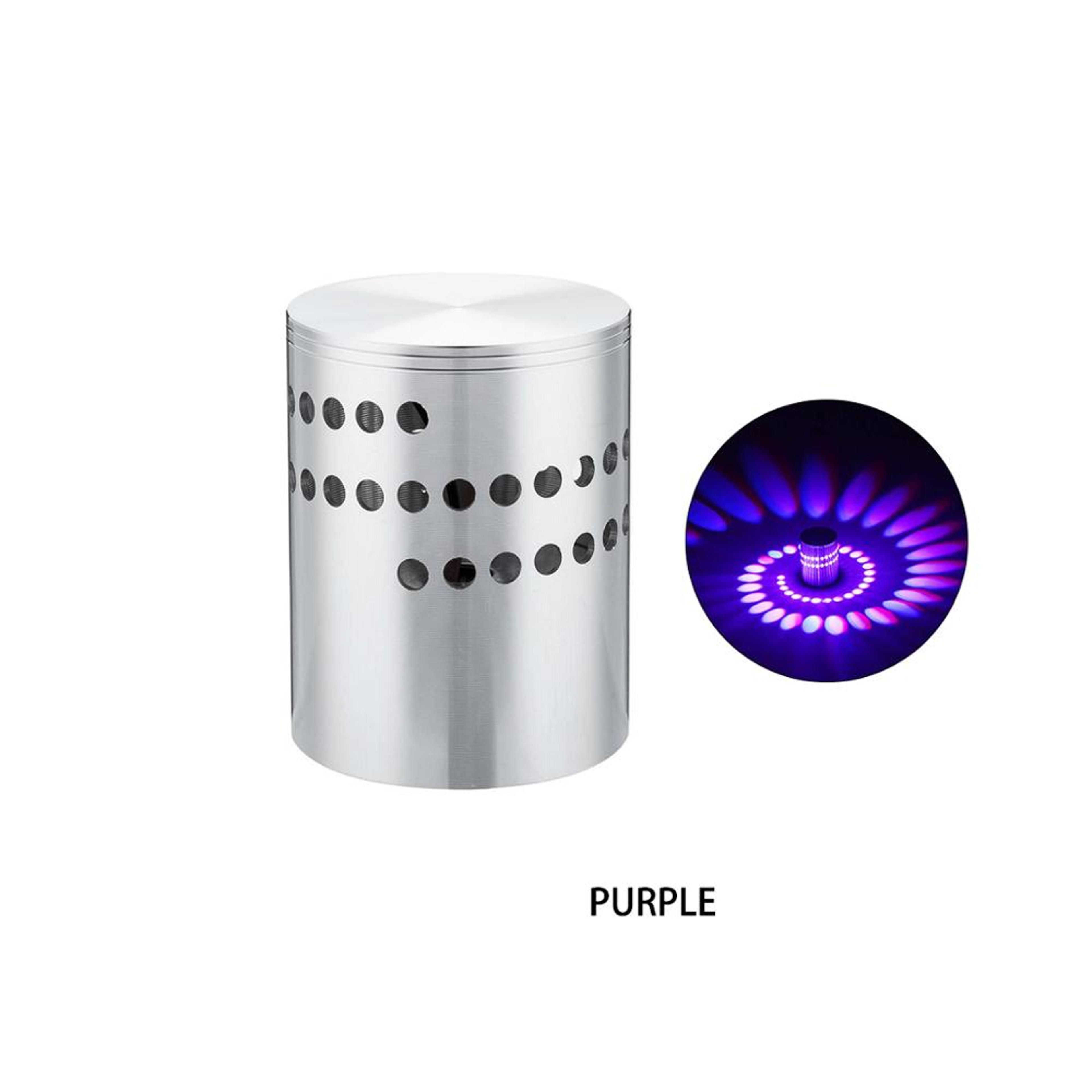 RGB Spiral LED Wall Light Sconce With Remote For Party And Home Decor 6