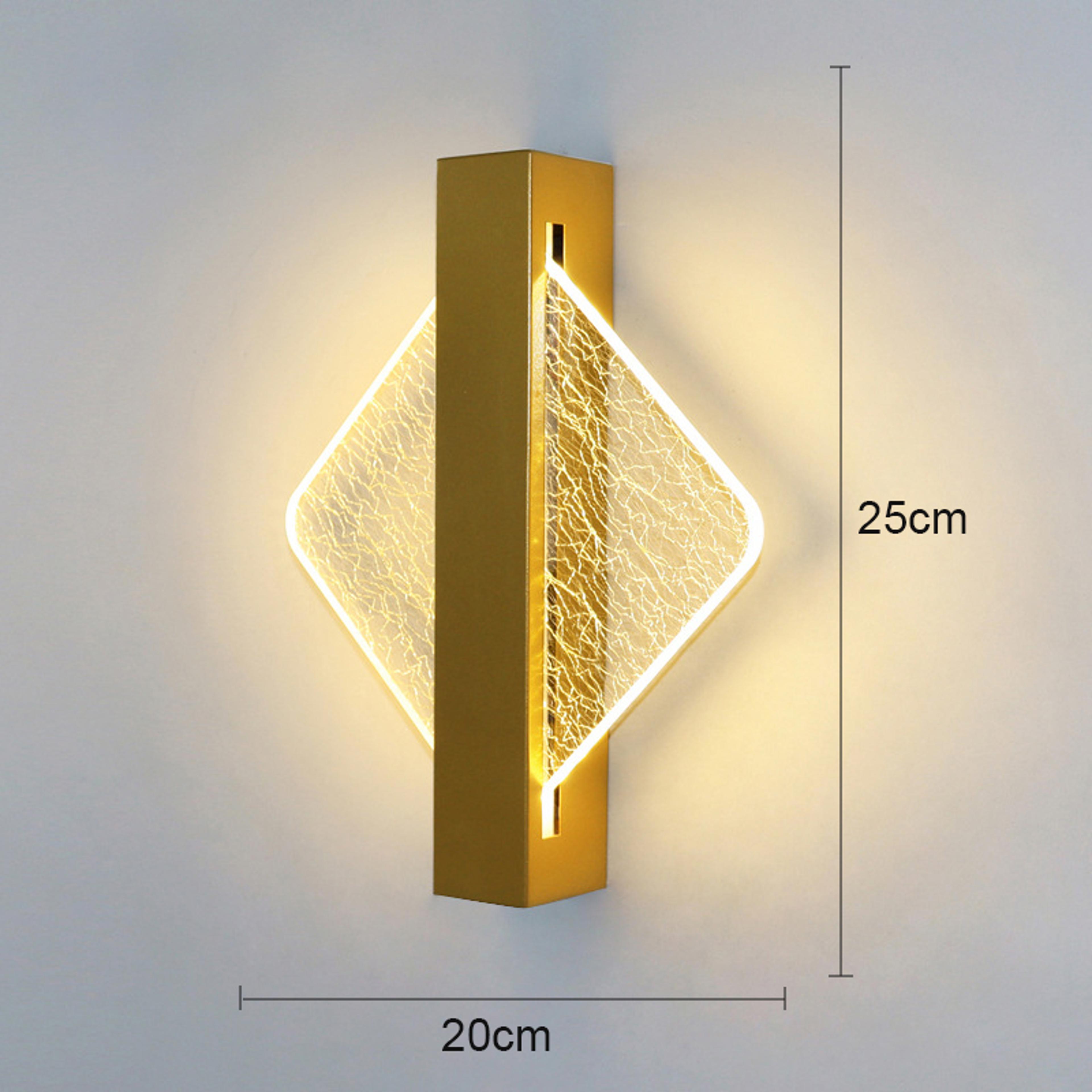 Modern LED Wall Lamp Acrylic Minimalist Bedroom Bedside Light For Luxury Home Decor 7