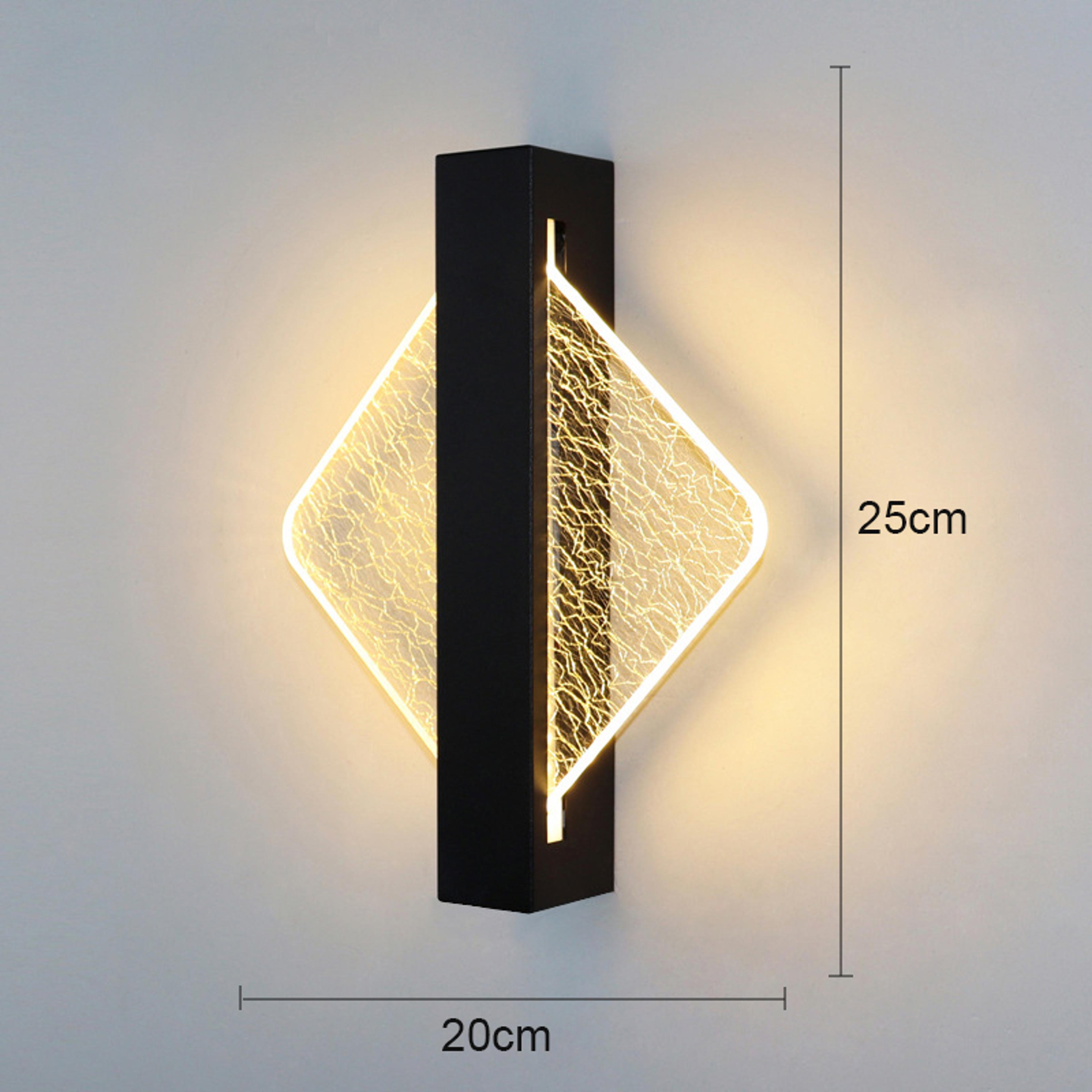 Modern LED Wall Lamp Acrylic Minimalist Bedroom Bedside Light For Luxury Home Decor 8