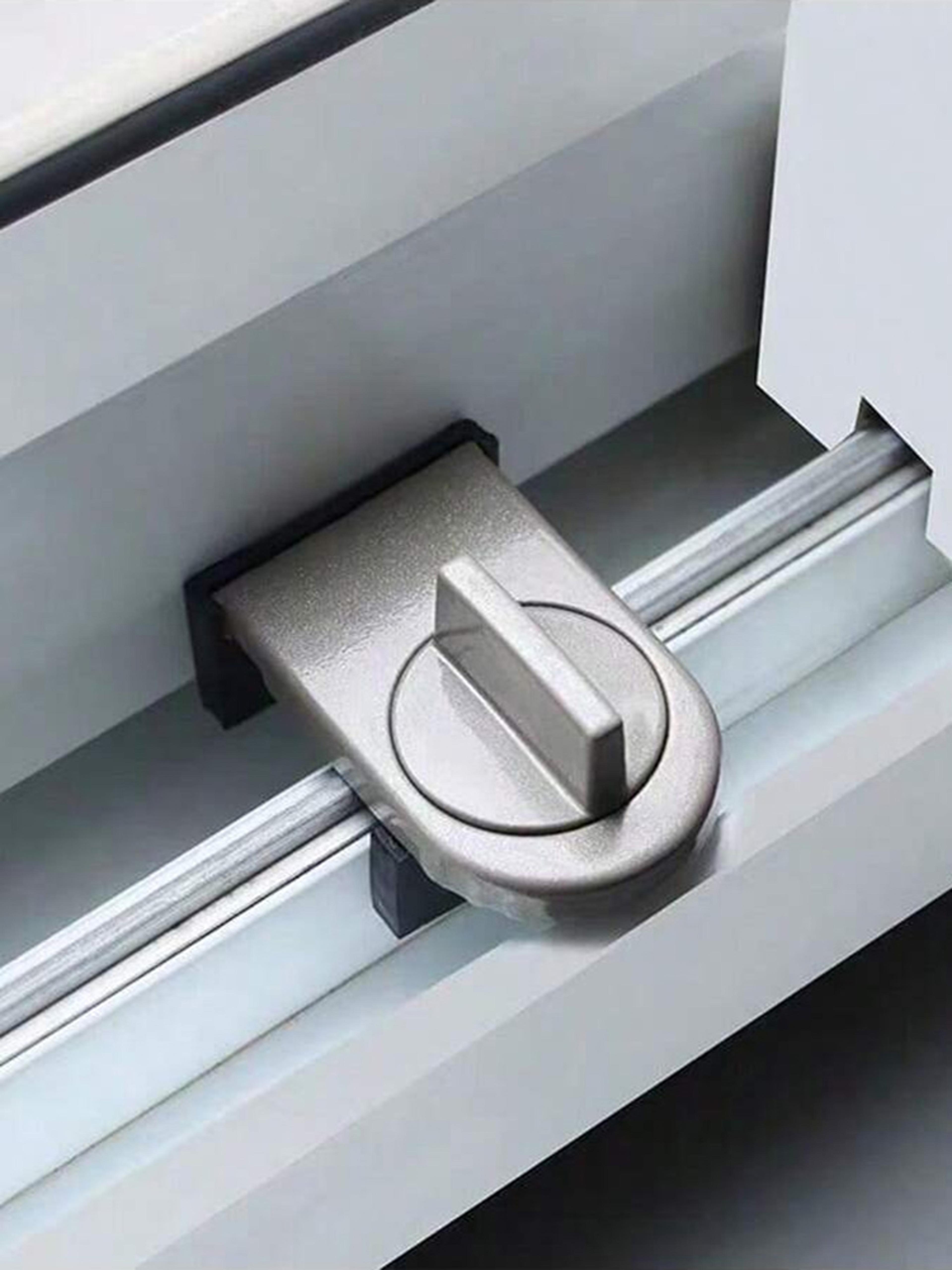 No Drill Sliding Door Lock Child Safety Window Security Latch 4