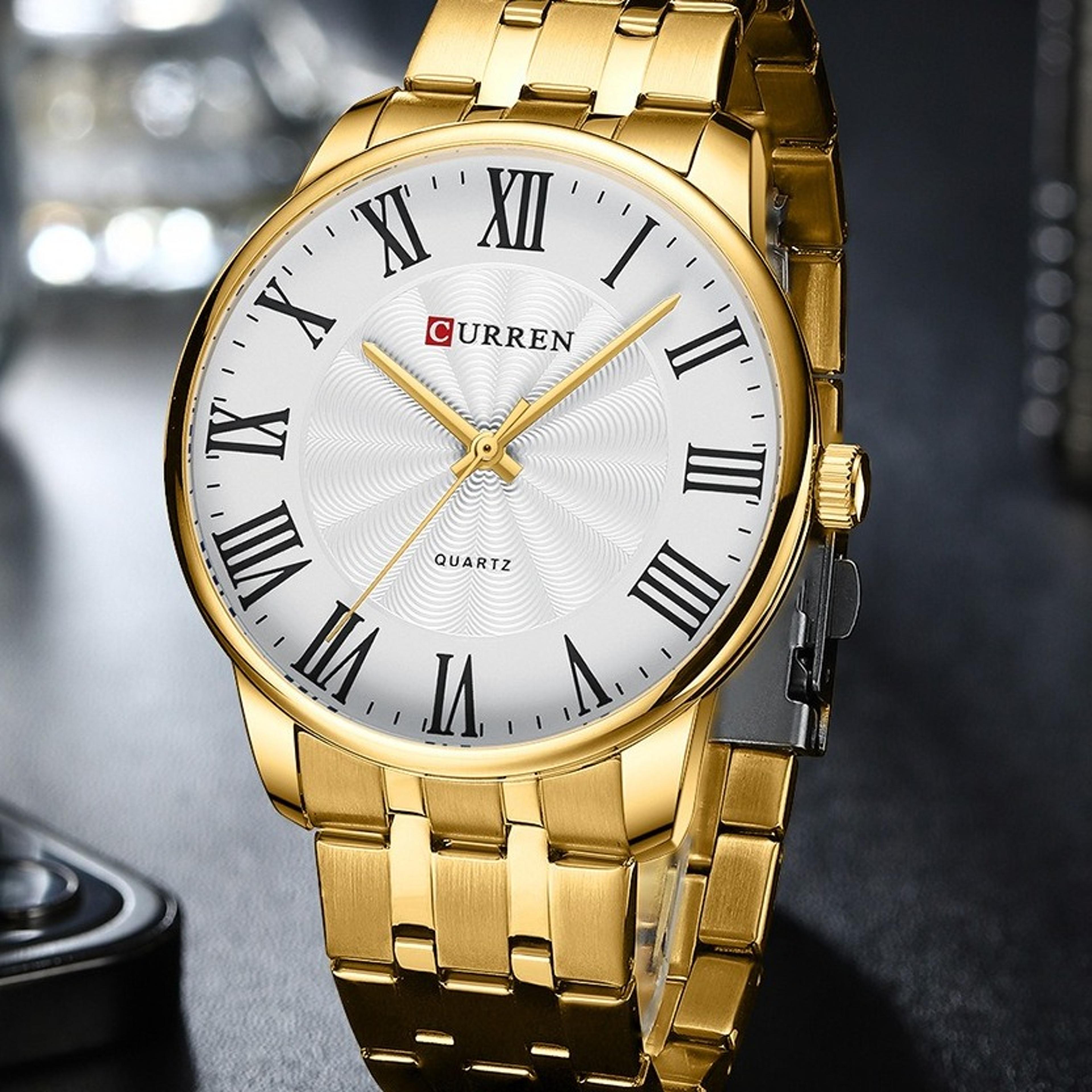minimalist roman numeral quartz watch elegant business wristwatch