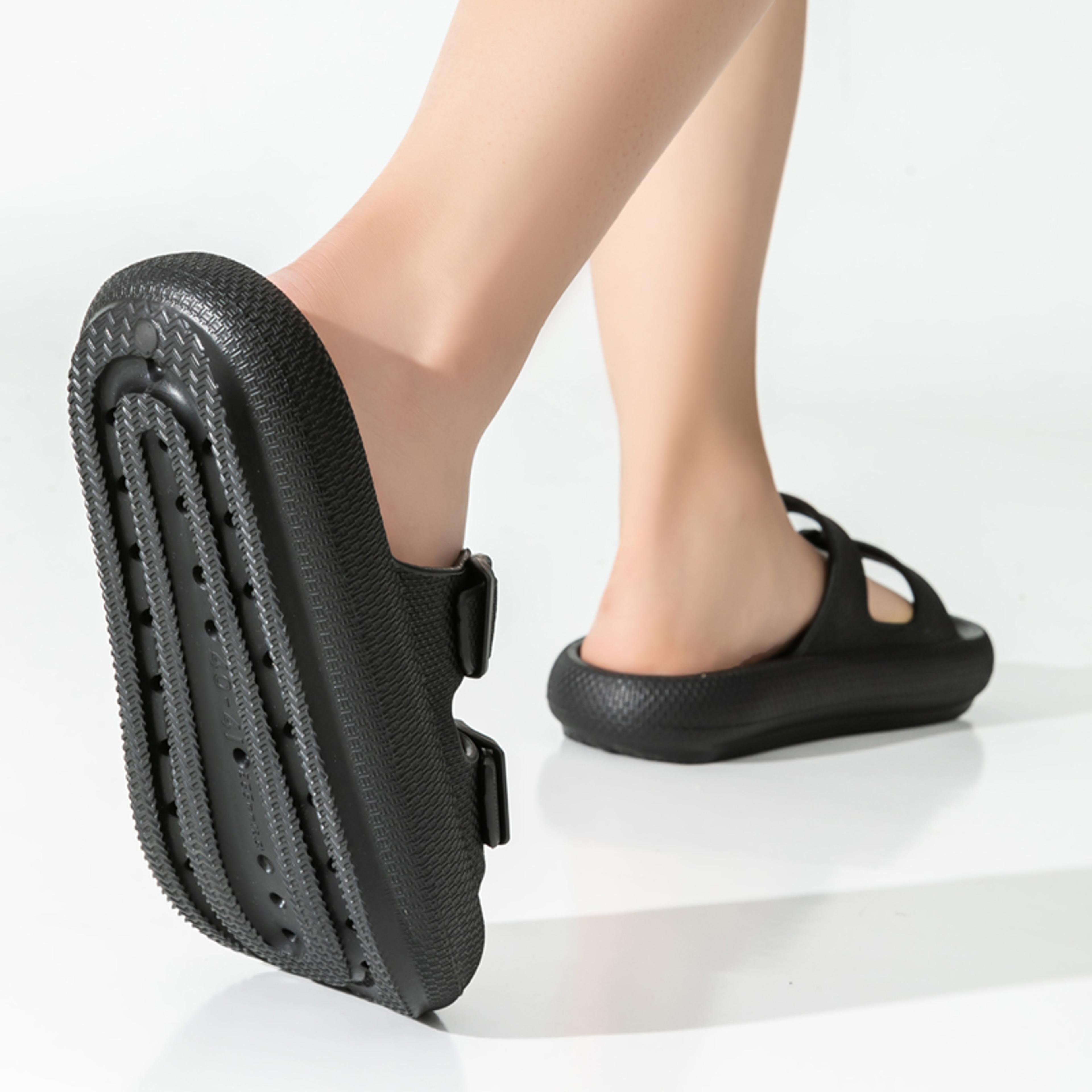Mens Thick Sole Non Slip Shower Slippers Lightweight Indoor Outdoor Sandals 5