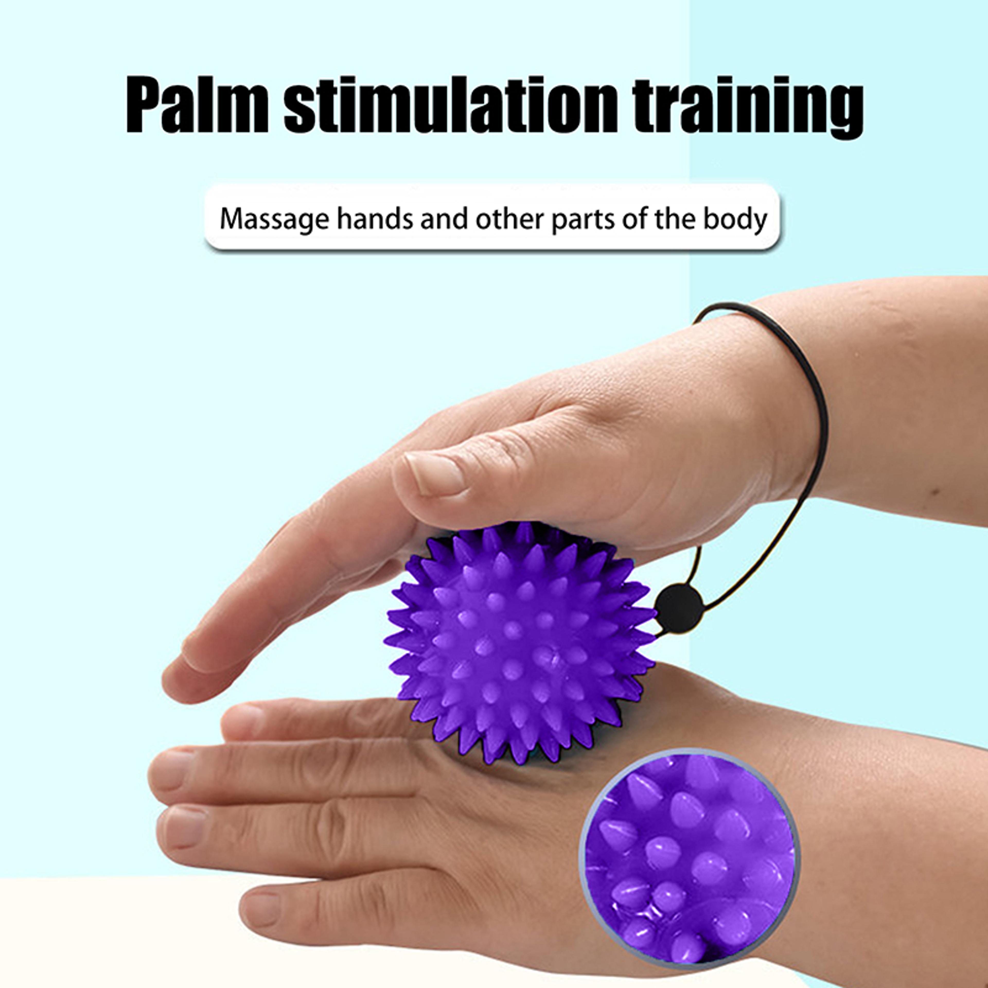Hand Foot Massage Ball Soft Grip Relaxation Tool For Reflexology Therapy And Rehabilitation 5