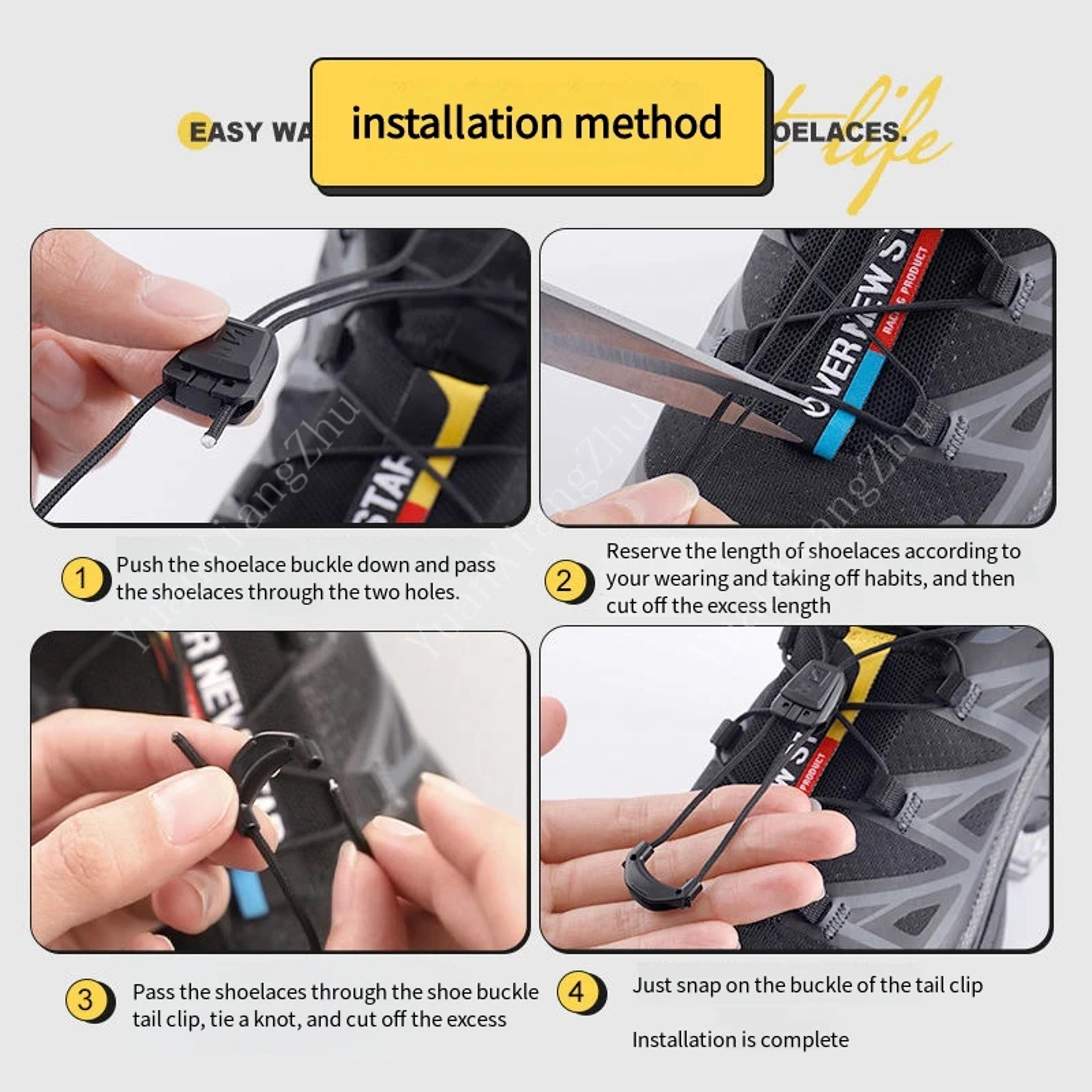 EasyFit No Tie Elastic Shoelaces For Running Sneakers Adults And Kids 5