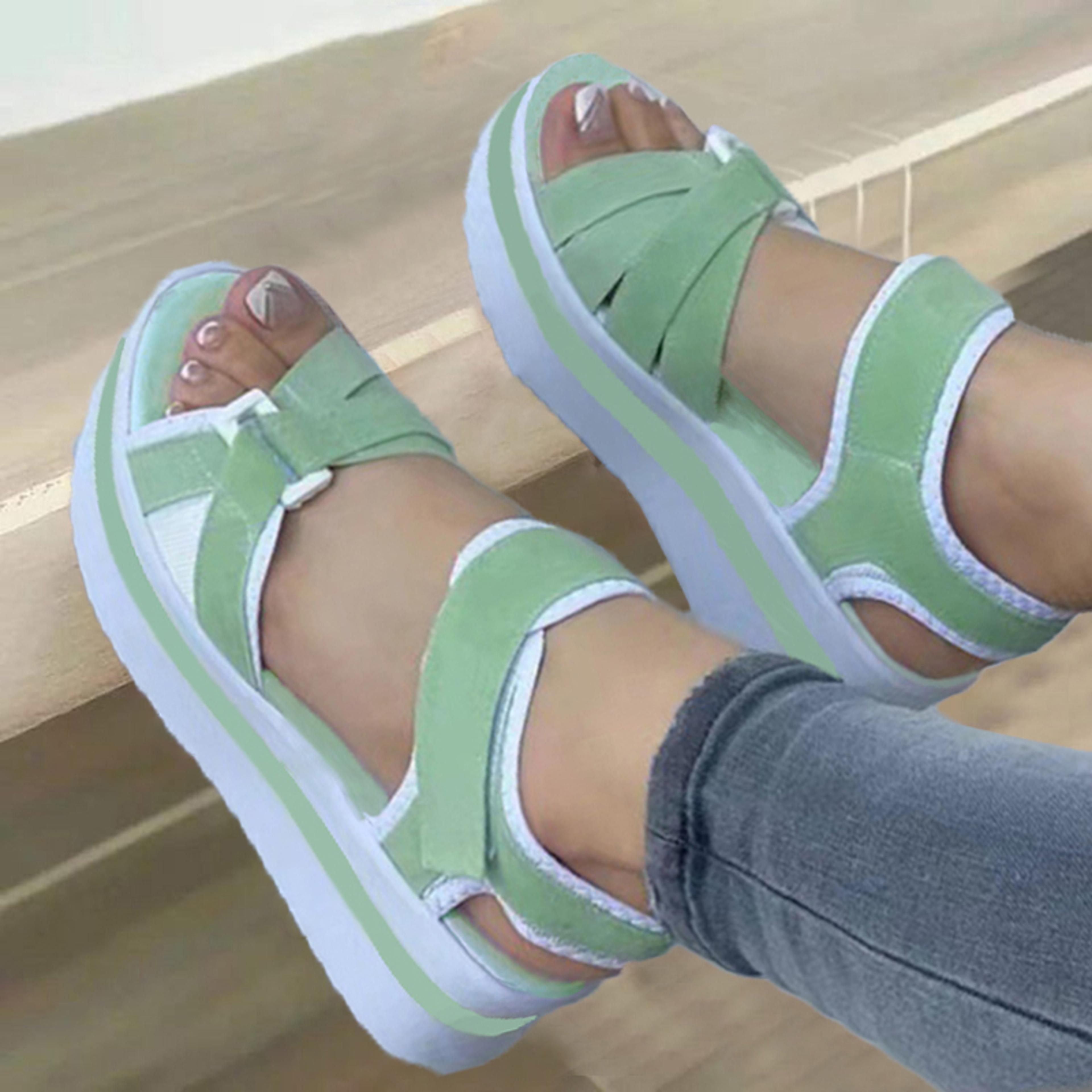 Lightweight Women Wedge Sandals Comfortable Summer Outdoor Shoes 1