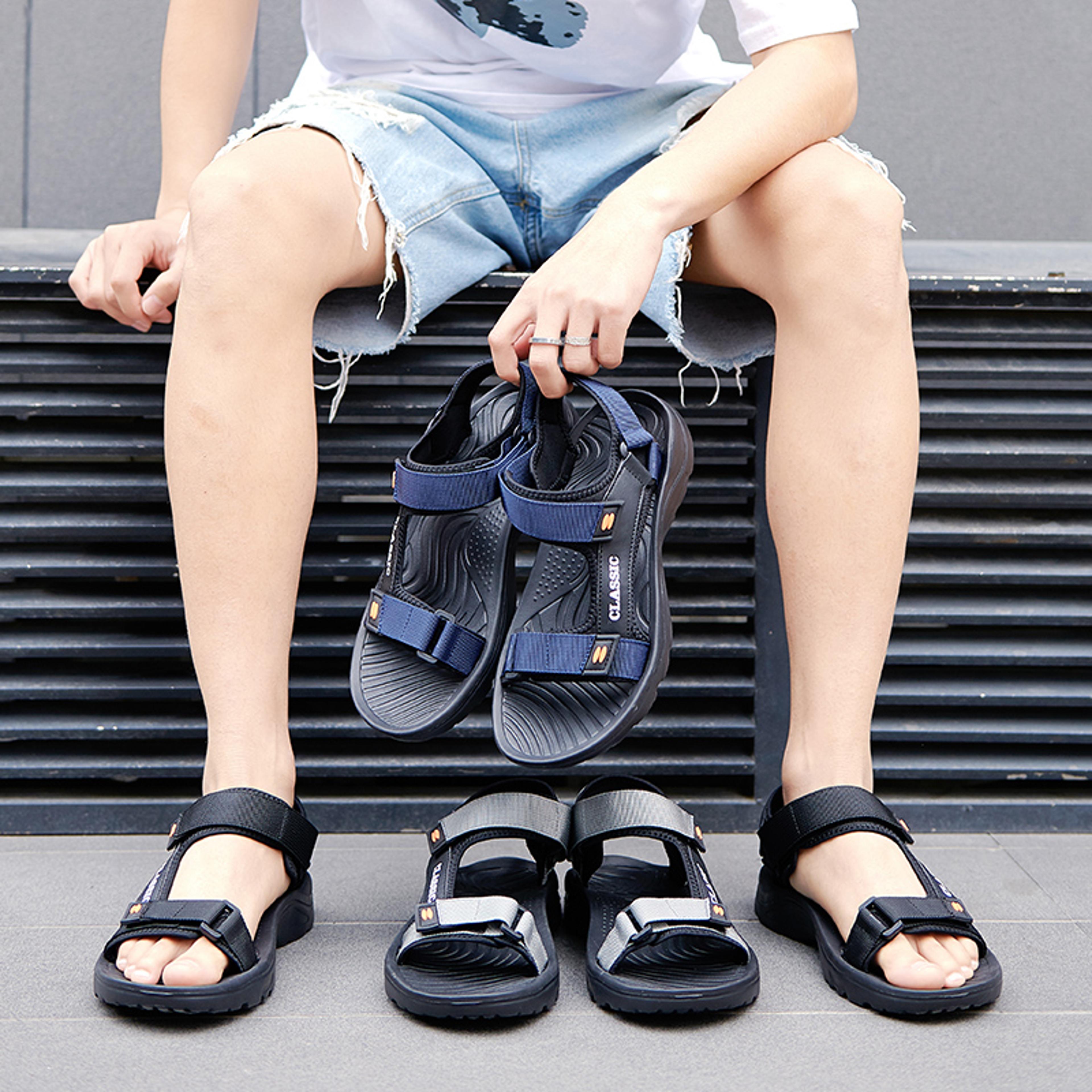 Mens Arch Support Outdoor Sandals With Yoga Mat Insole And Anti Slip Sole 5