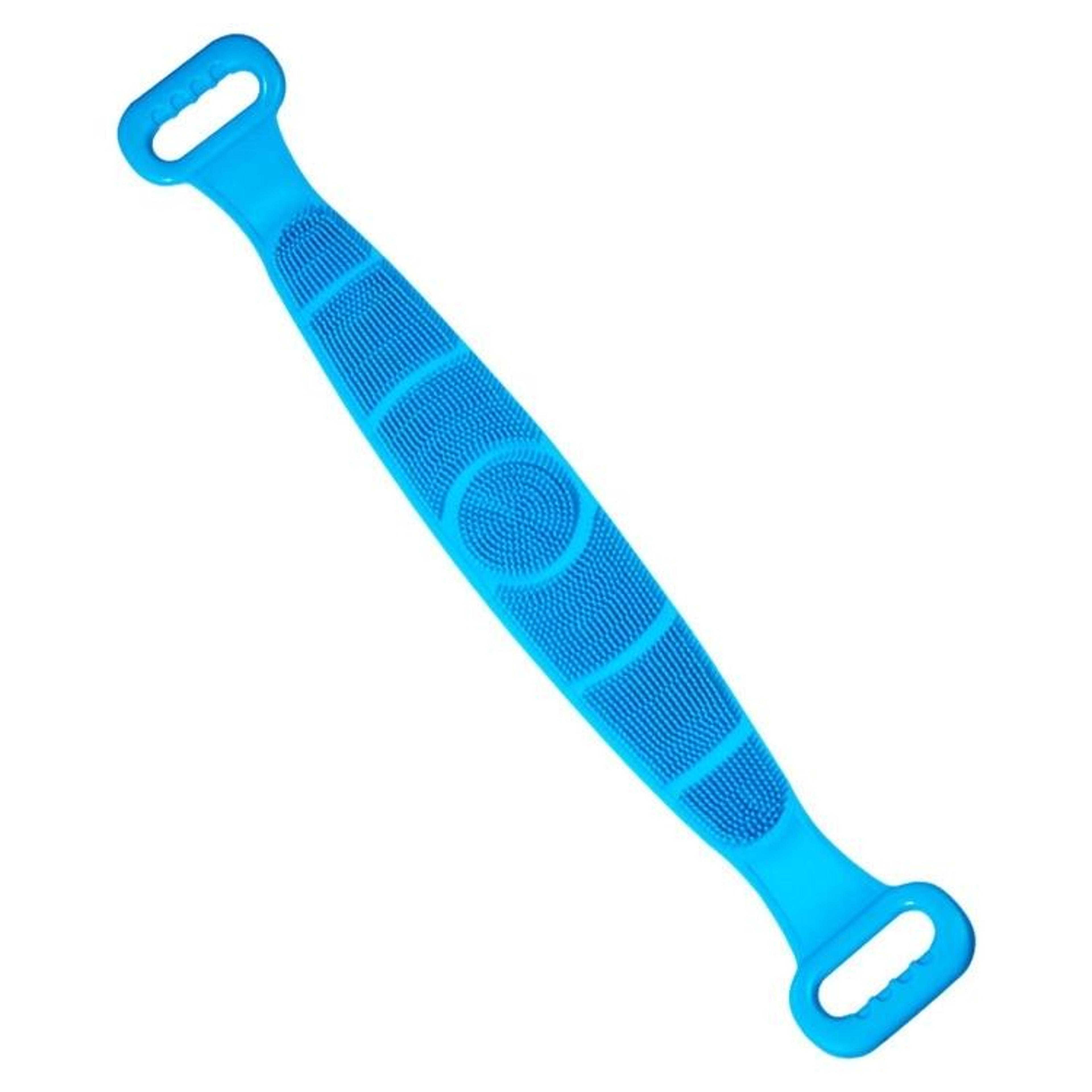 silicone bath brush exfoliating back scrubber body massage strap for deep cleansing
