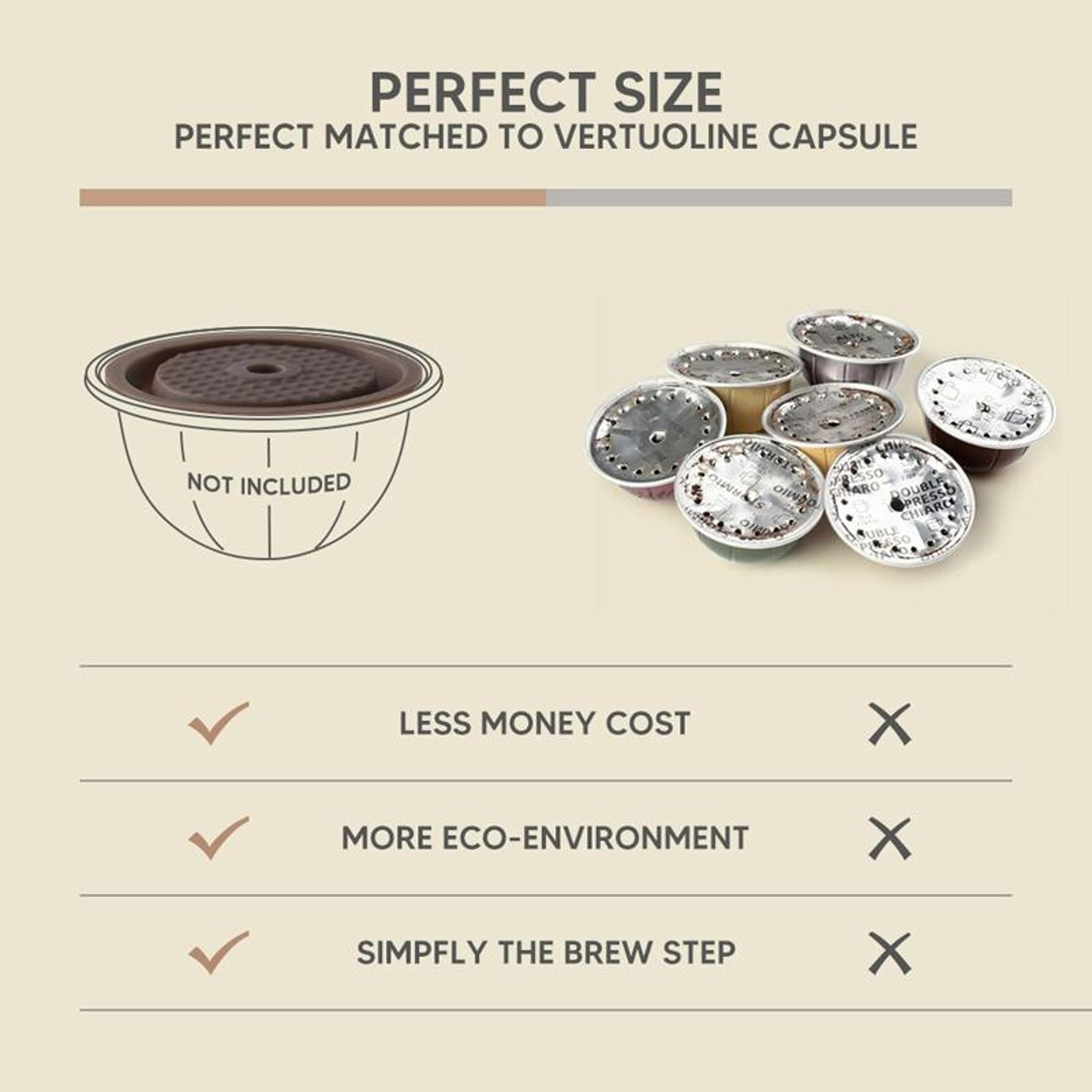 Reusable Vertuoline Coffee Capsule Cap Silicone Lid For Nespresso Vertuo Pods 3