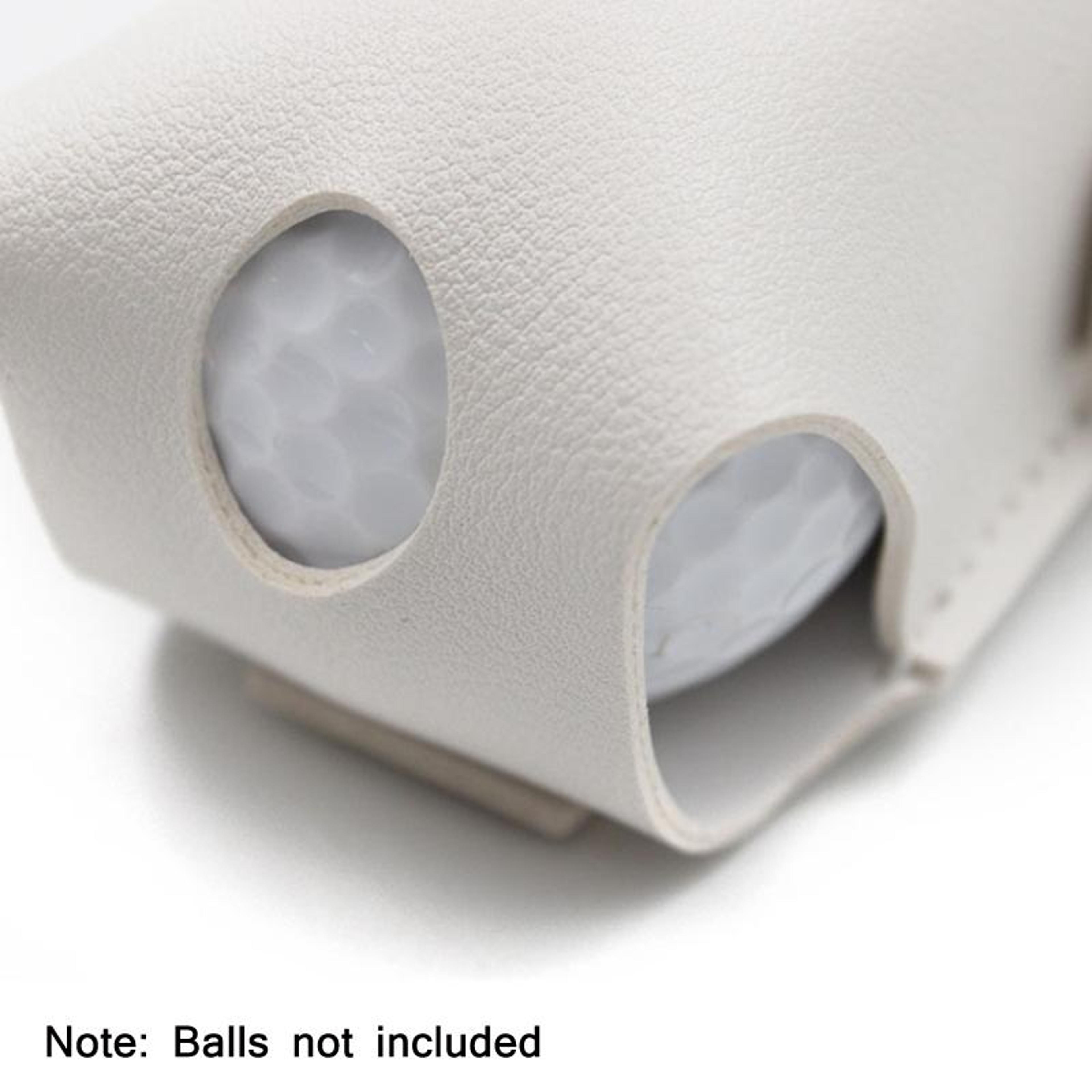 Portable Golf Ball Pouch PU Leather Mini Clip On Golf Accessory Bag 5
