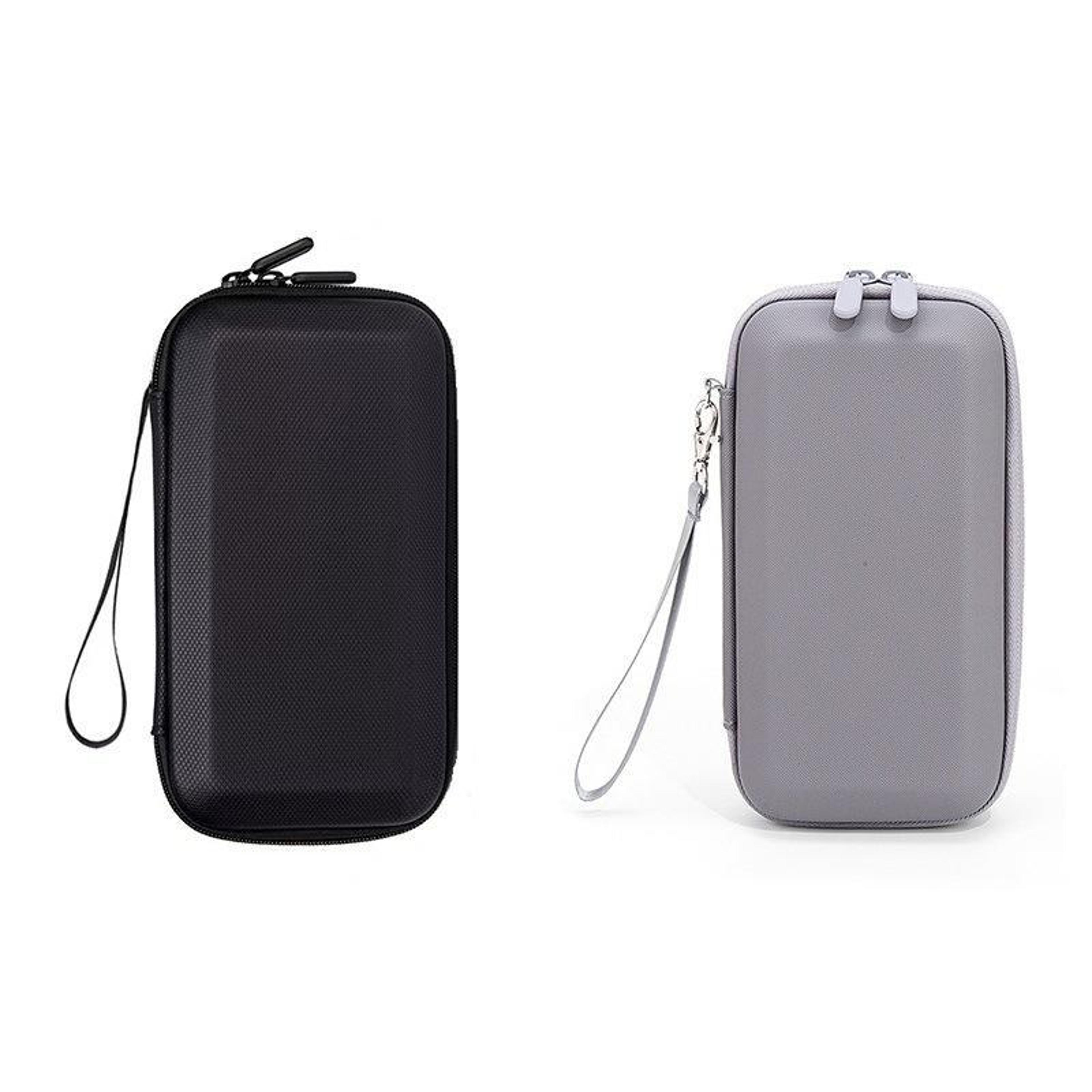 pocket 4 hard carrying case with soft flannel interior and travel wrist strap