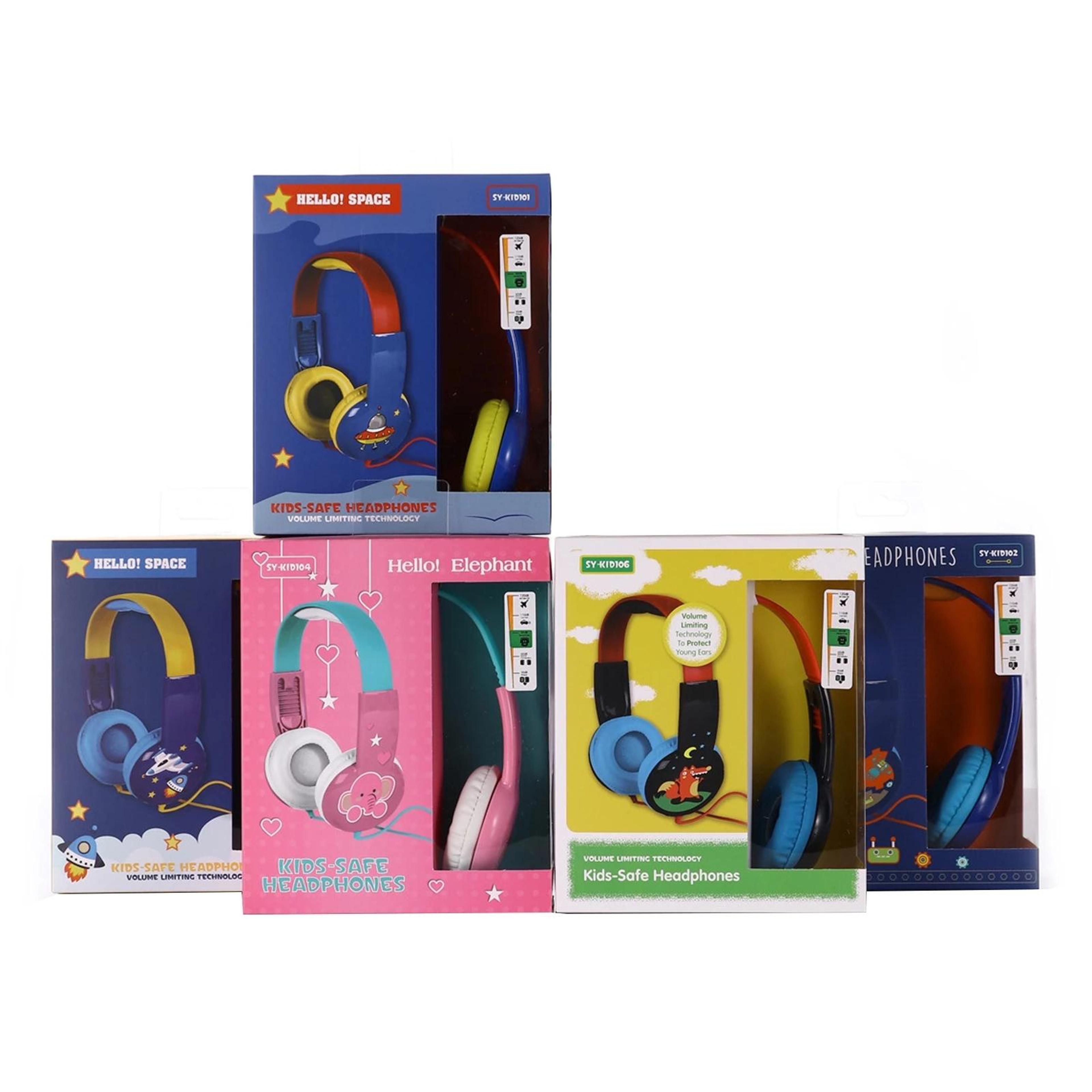 KID101 Safe Volume Kids Wired Headphones For School Travel  Tablet Learning 9