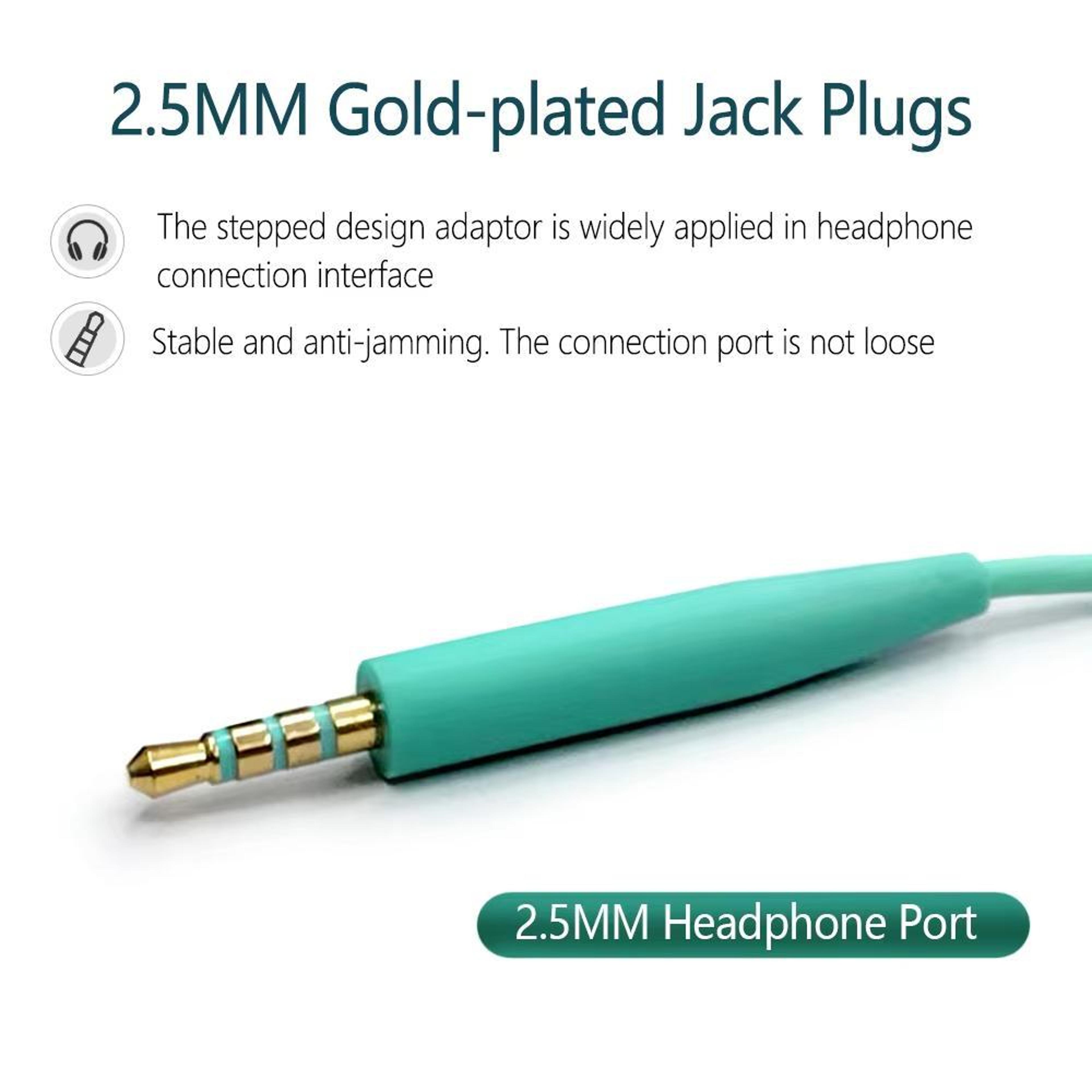 BOSE QC25 QC35 Replacement Audio Cable With Mic  Volume Control For SoundLink OE2 Headphones 2