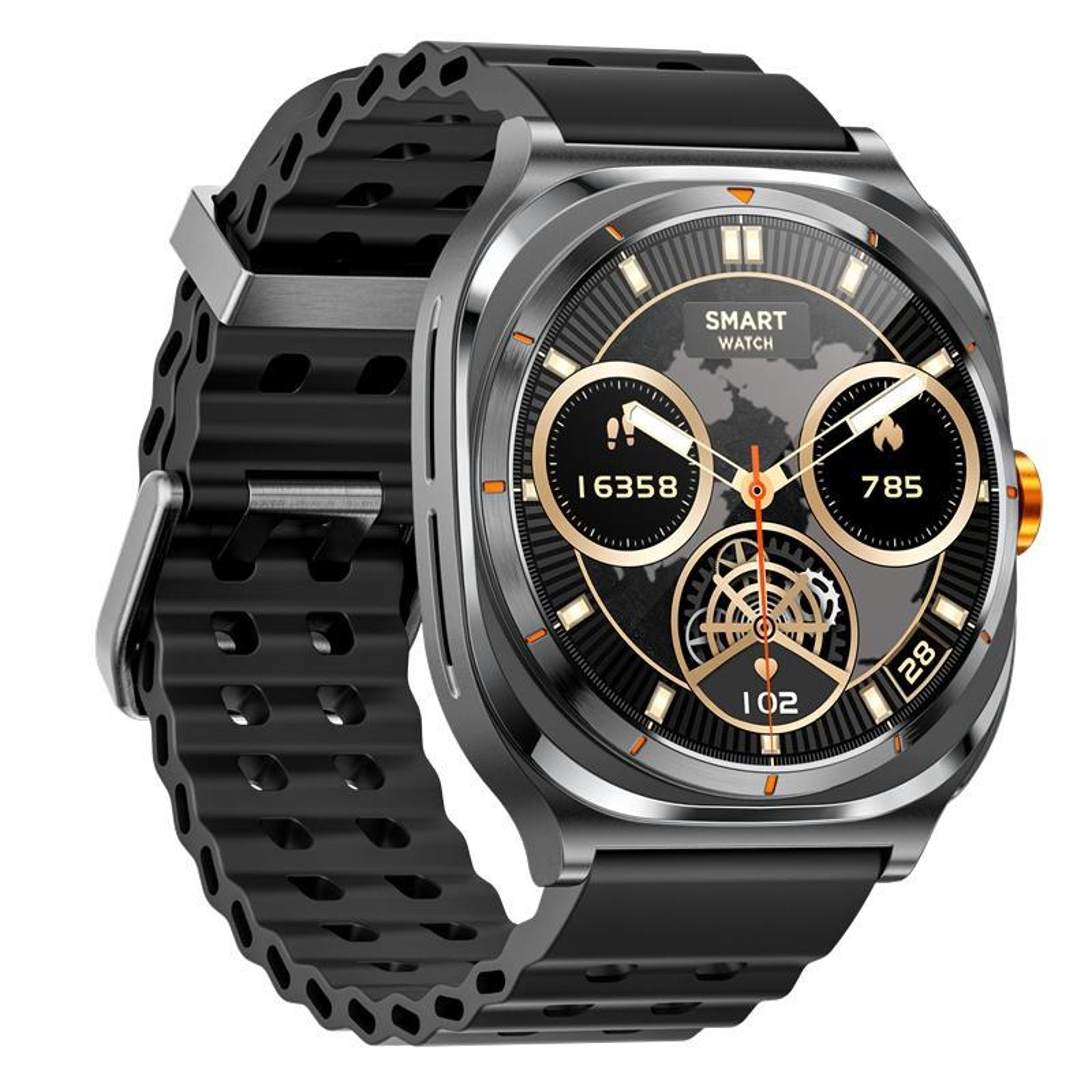 HAMTOD GT98 Smart Watch Earbuds Combo With Bluetooth Calling NFC  Heart Rate Monitor 7