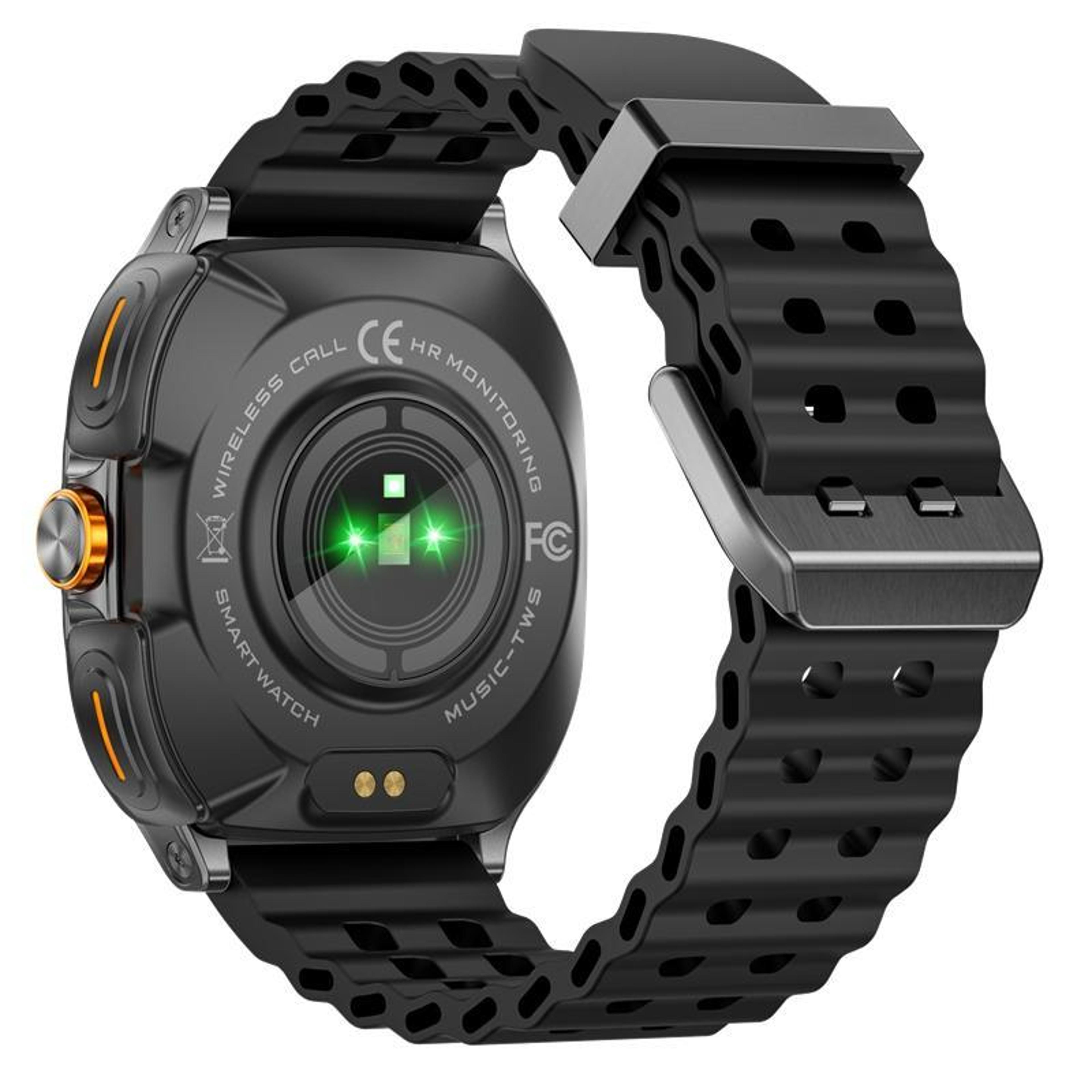 HAMTOD GT98 Smart Watch Earbuds Combo With Bluetooth Calling NFC  Heart Rate Monitor 1