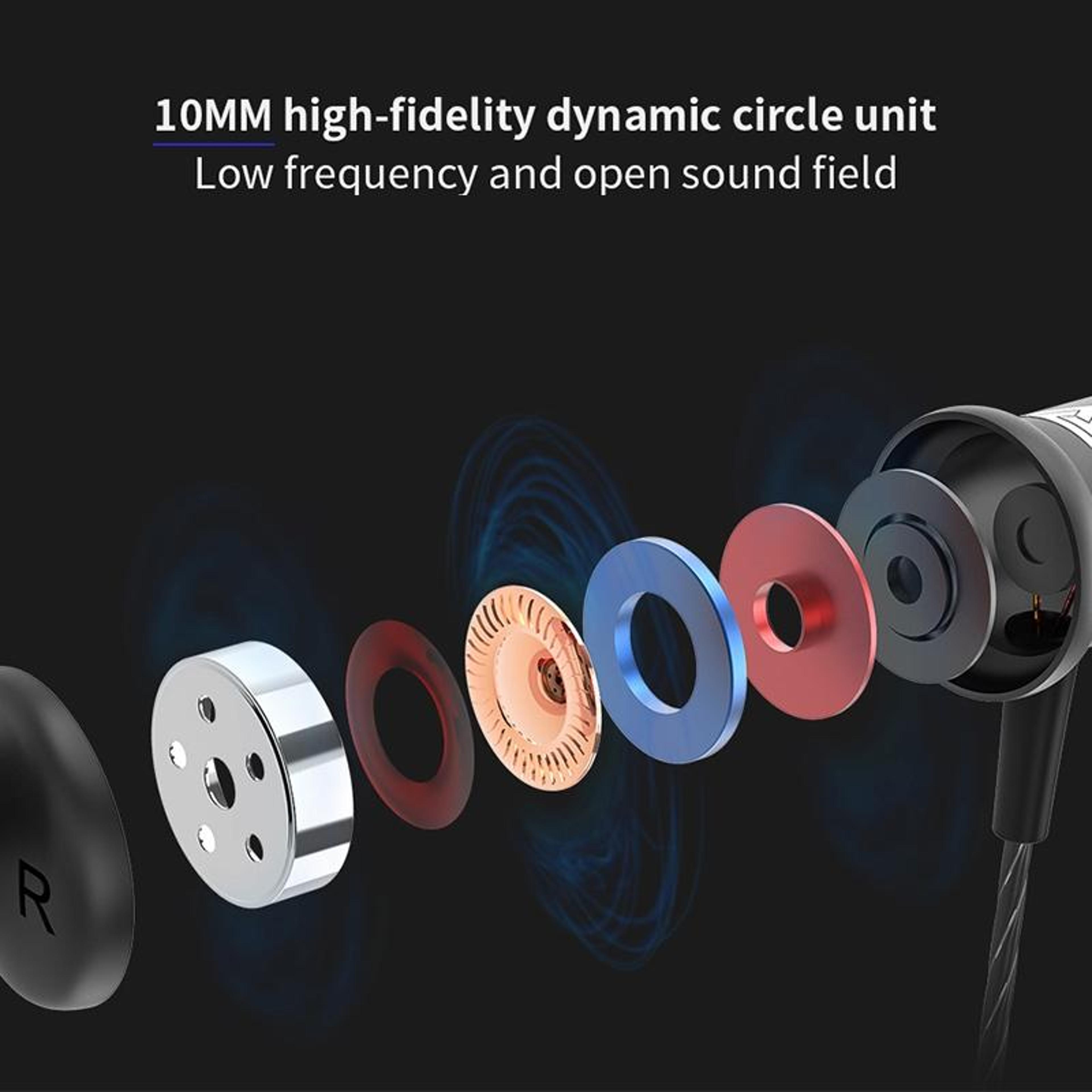 QKZ CK1 HiFi In Ear Headphones With CNC Metal Shell  Deep Bass Sound 8