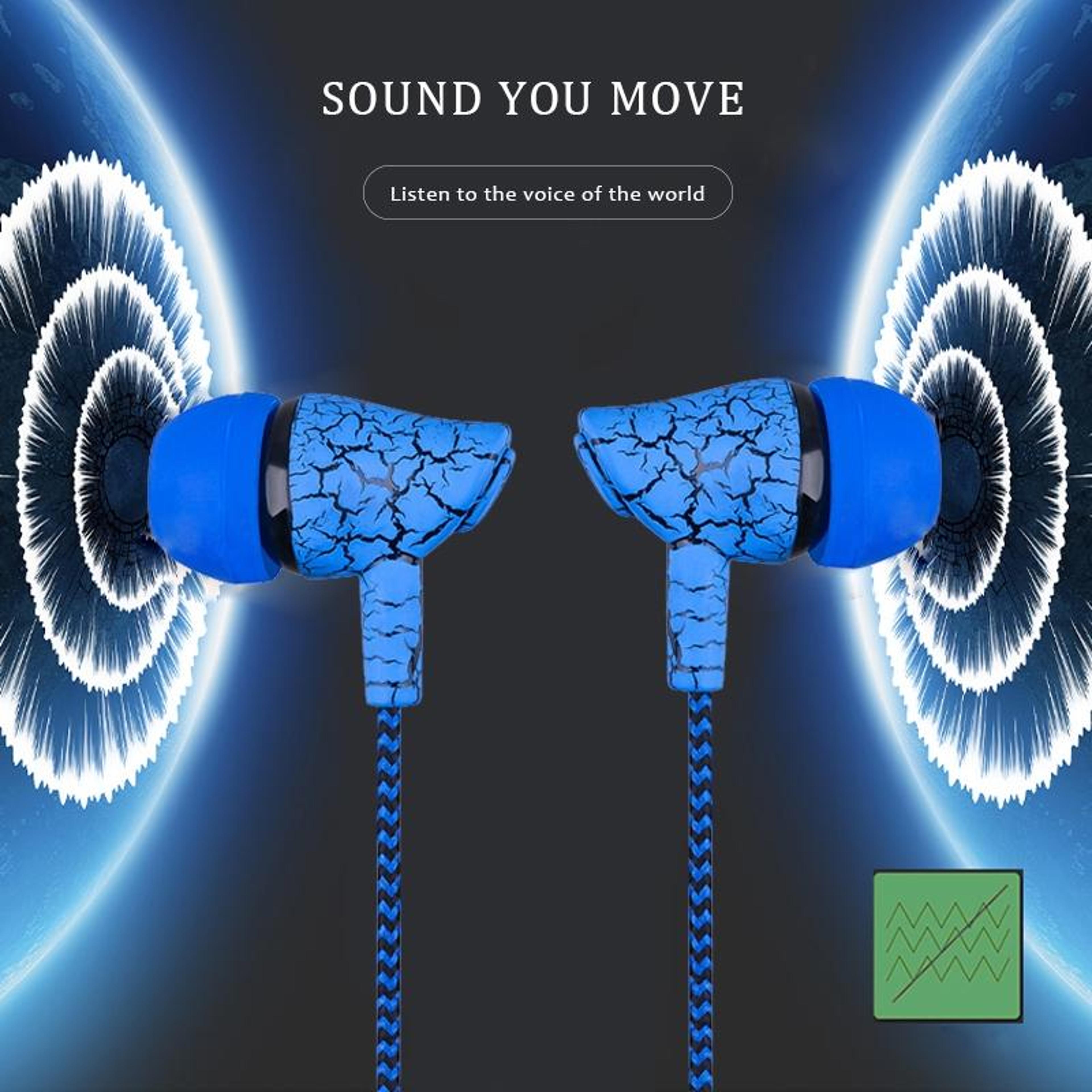 Crack Design Super Bass Wired Earbuds With Mic For Android  MP3 Devices 7