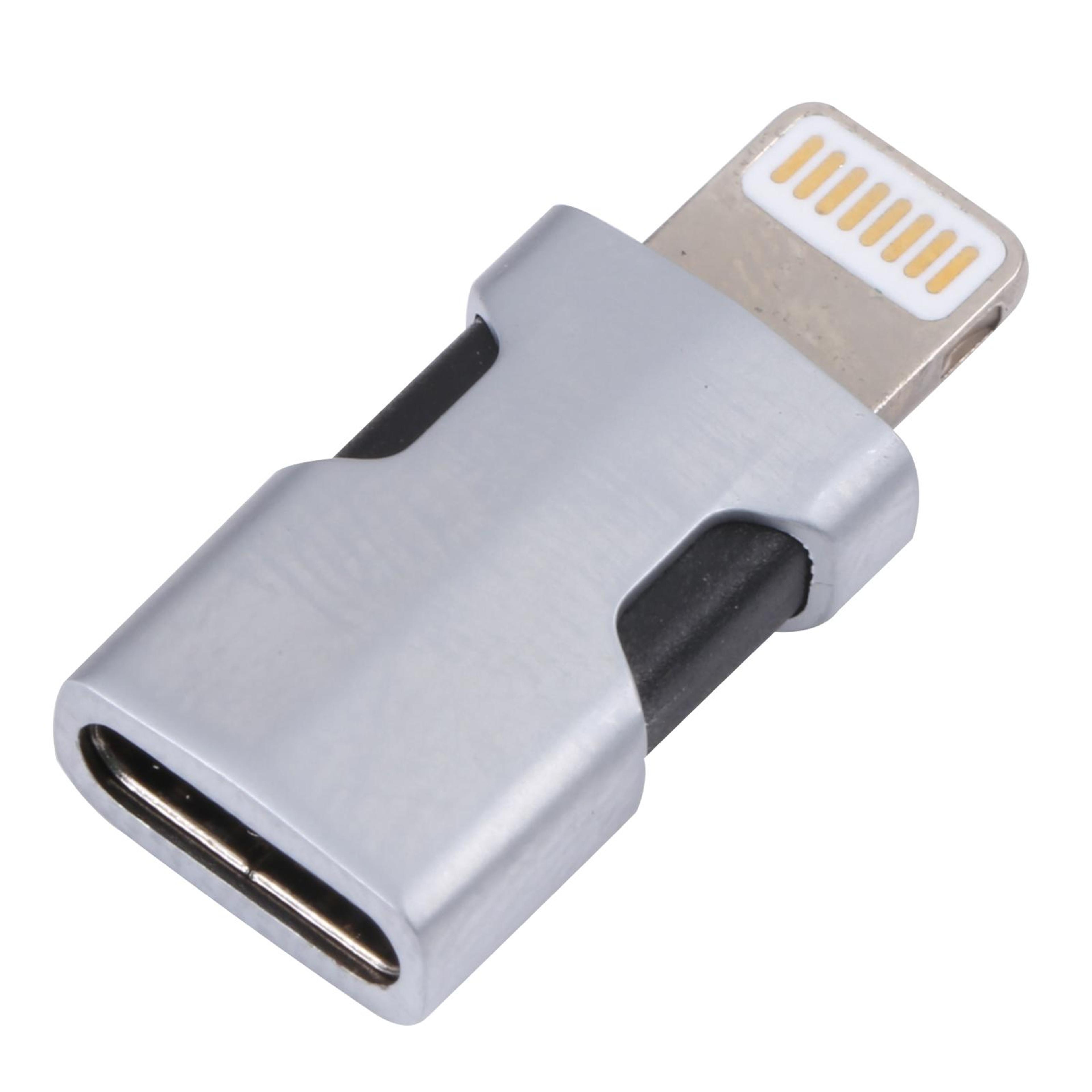 Portable 8 Pin To USB C Audio Adapter For Headphones And Type C Devices 3