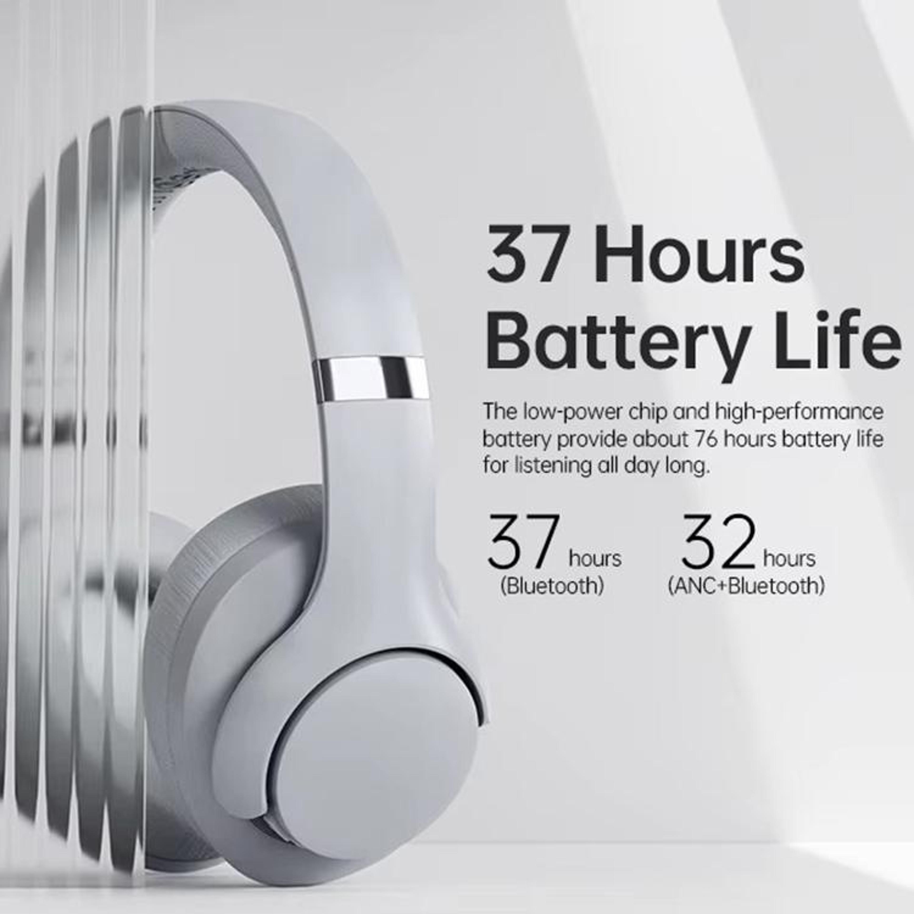 BT048 ANC Bluetooth 53 Wireless Headphones With Noise Reduction  37H Playtime 9