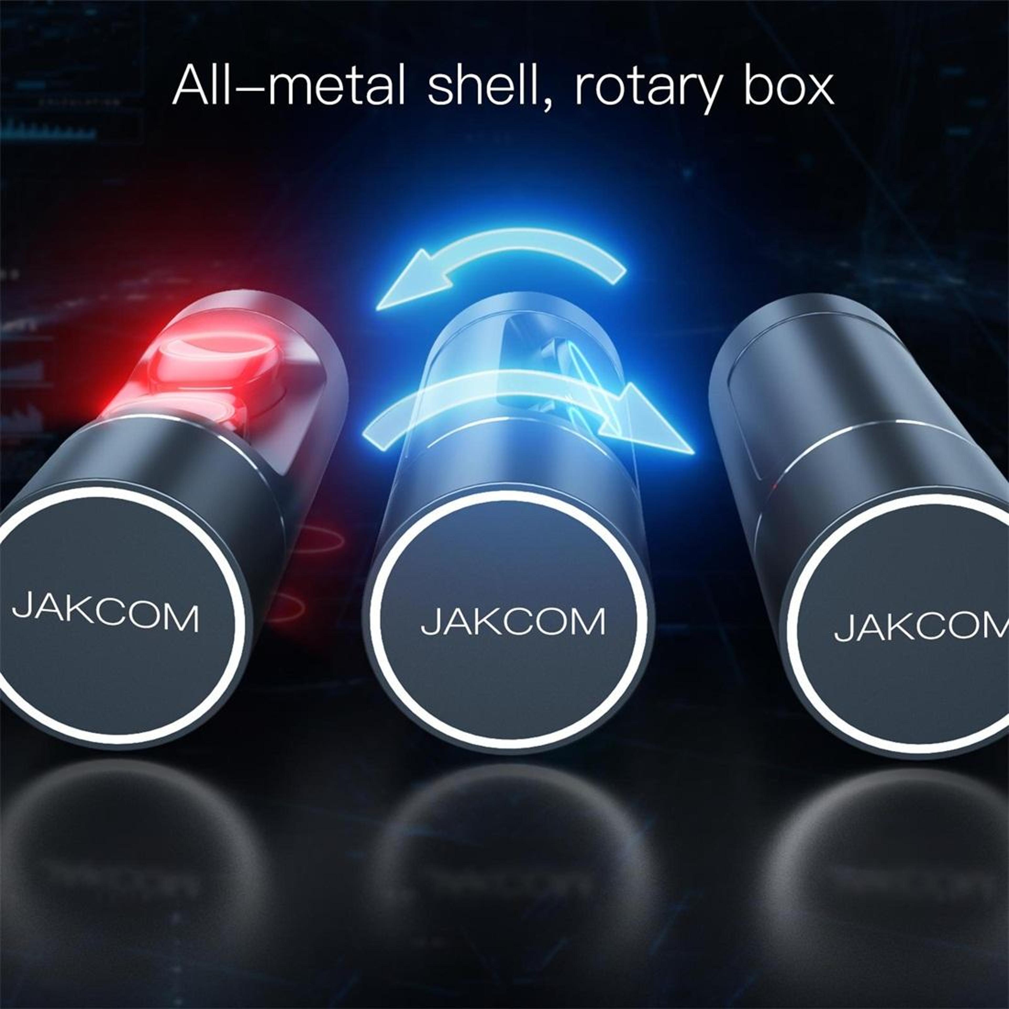 JAKCOM Waterproof TWS Wireless Earbuds With Bluetooth 50 Charging Case 2