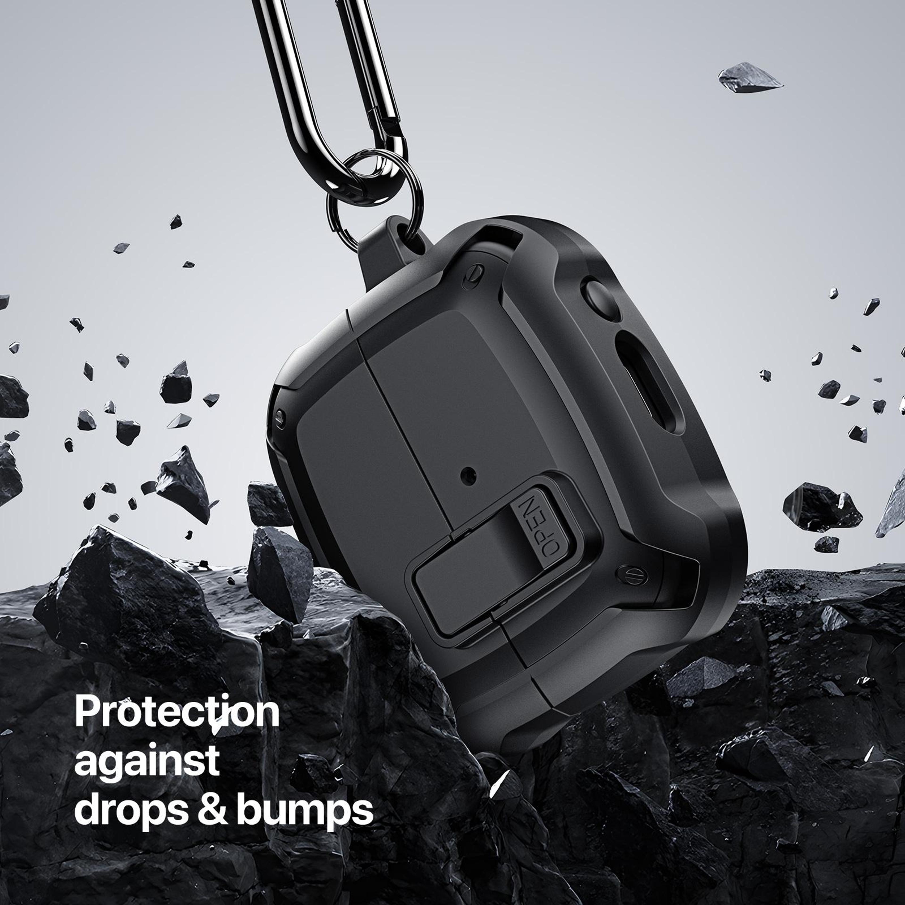 DUX DUCIS SECH Protective Case For Buds3 Pro With Carabiner  Wireless Charging Support 4