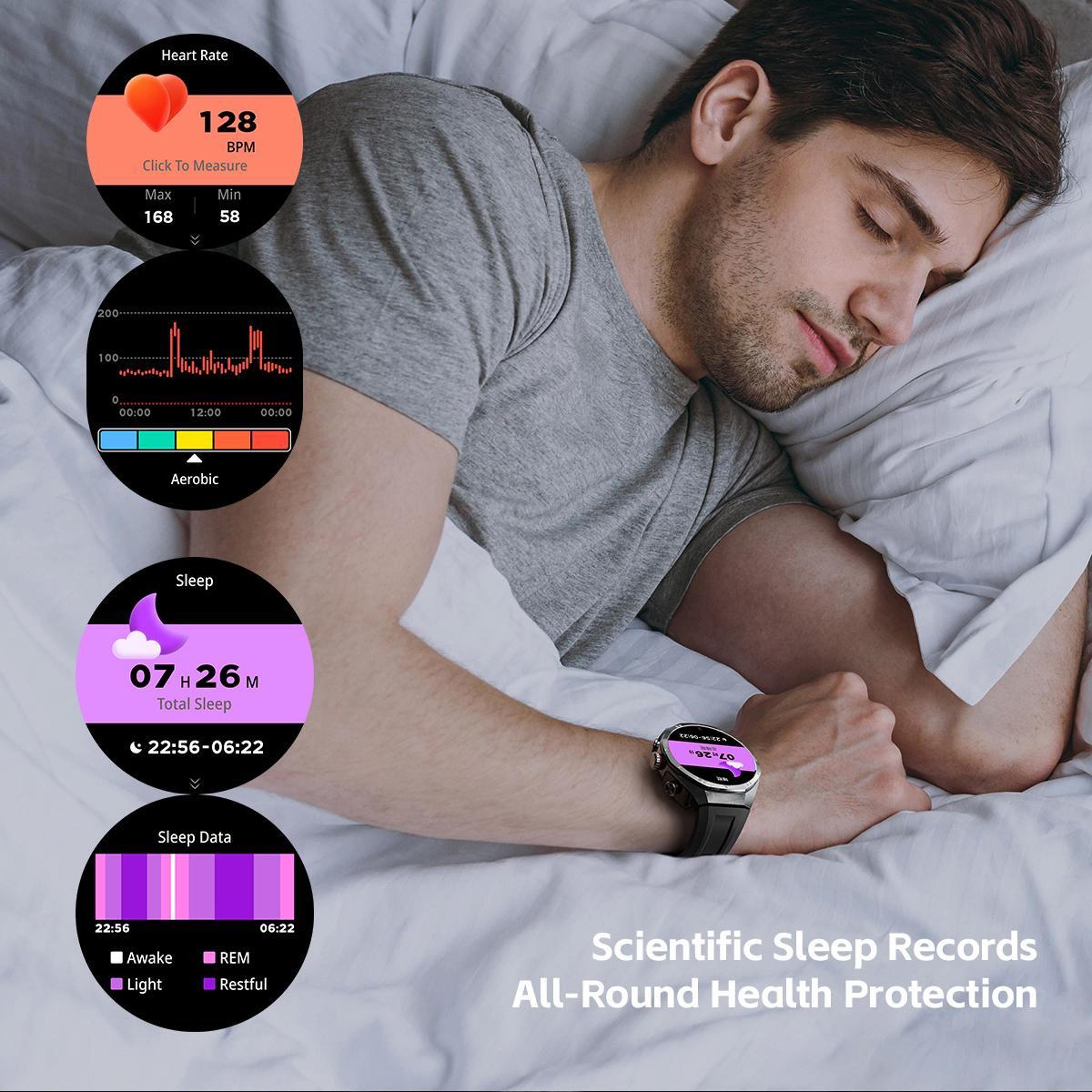 GT97 Smart Watch Earbuds With Bluetooth Calling And 153 HD Round Display 2