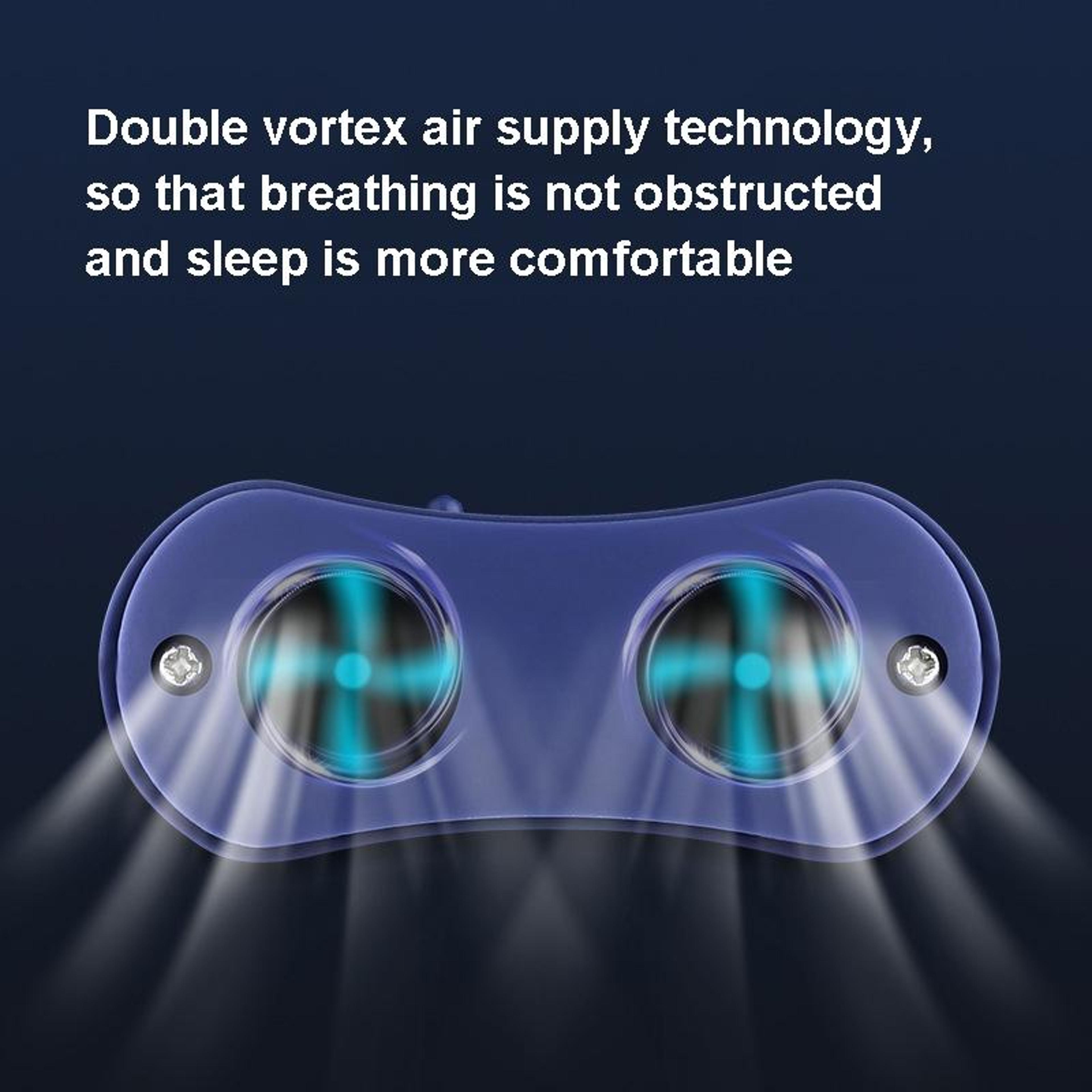 SilentFlow Anti Snoring Nose Clip With Electric Airflow Support For Better Sleep 4