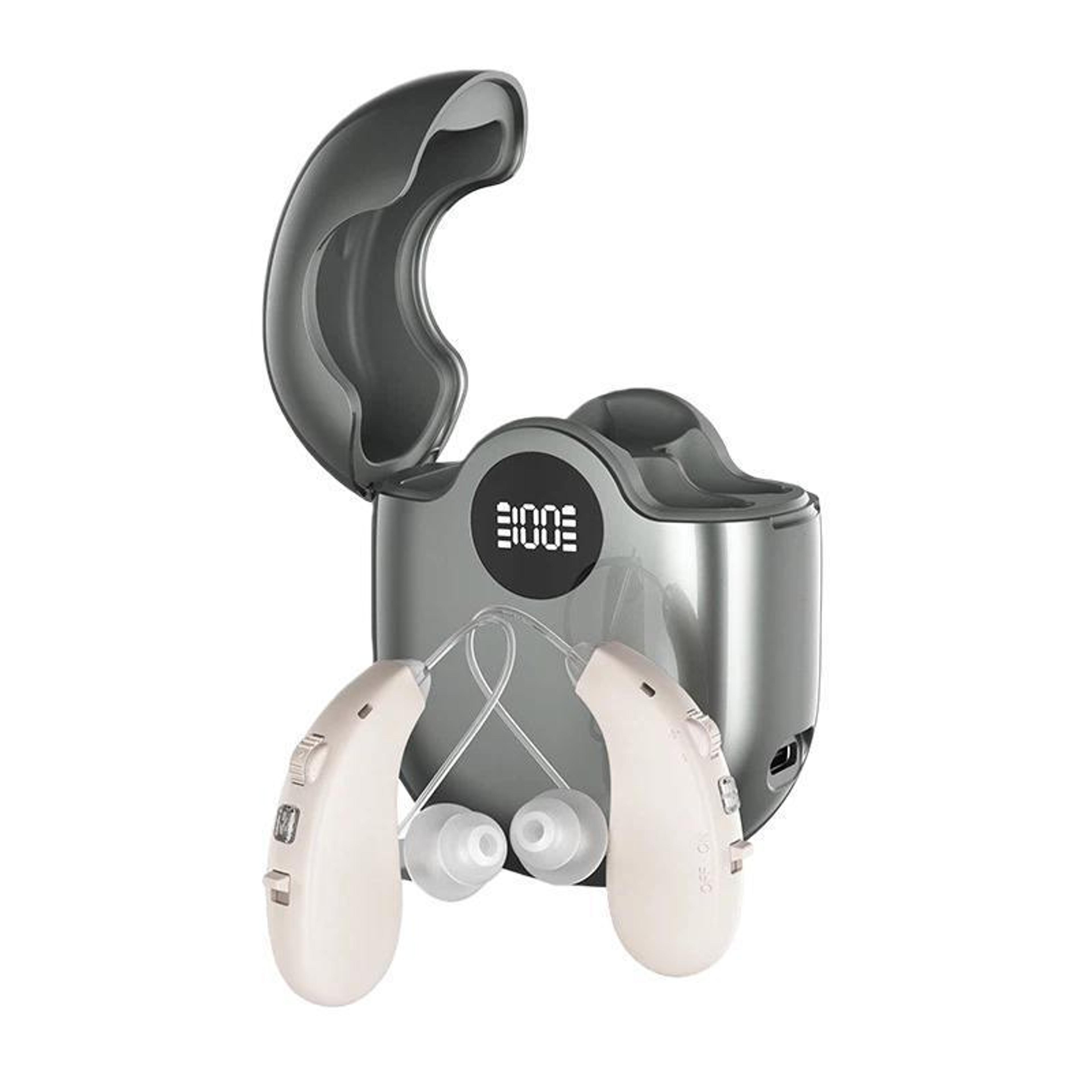 Smart 16 Channel Digital Hearing Aids With Noise Reduction  LED Charging Case 8