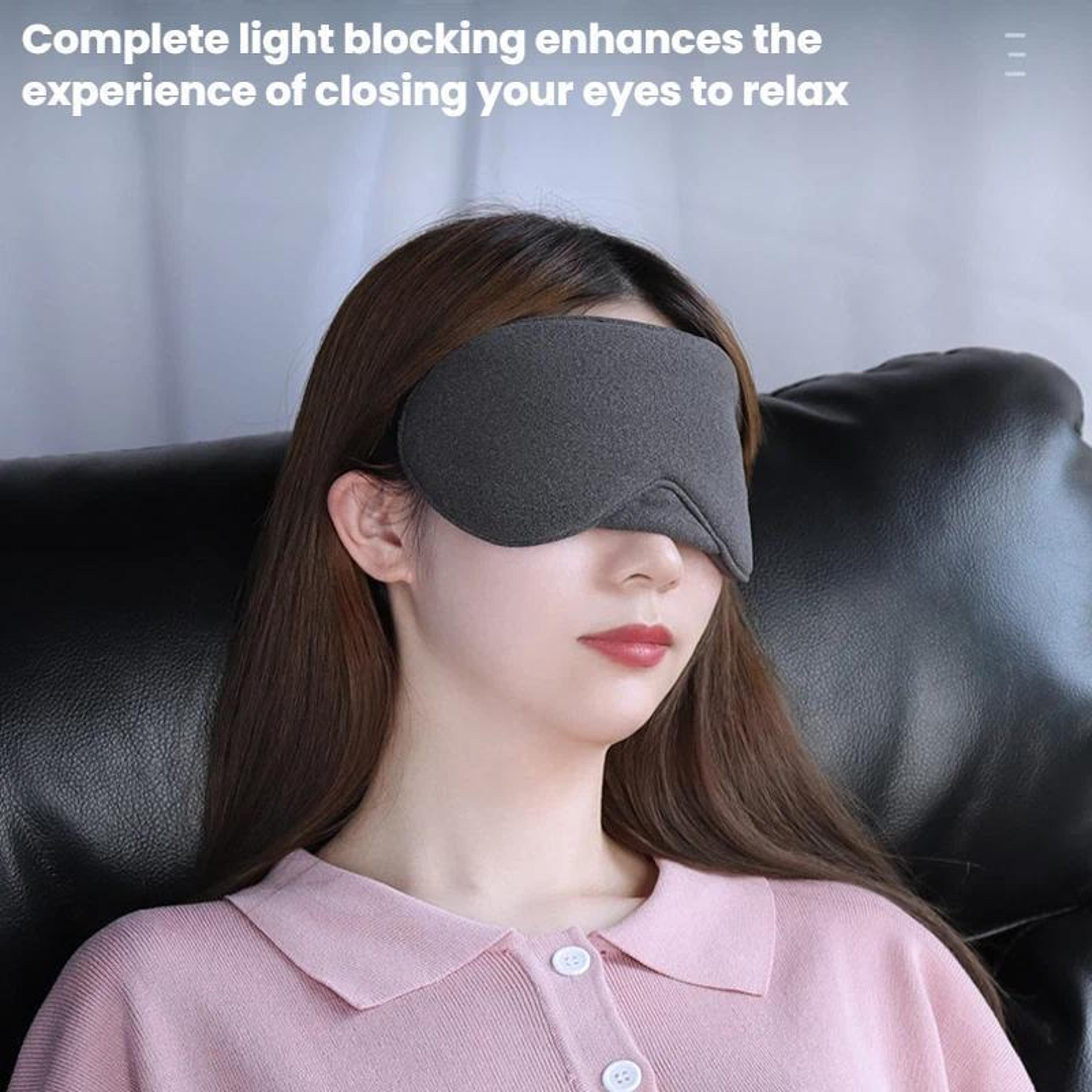 TRAELSKY Blackout Travel Sleep Mask For Airplane Nap  Nighttime Comfort 1