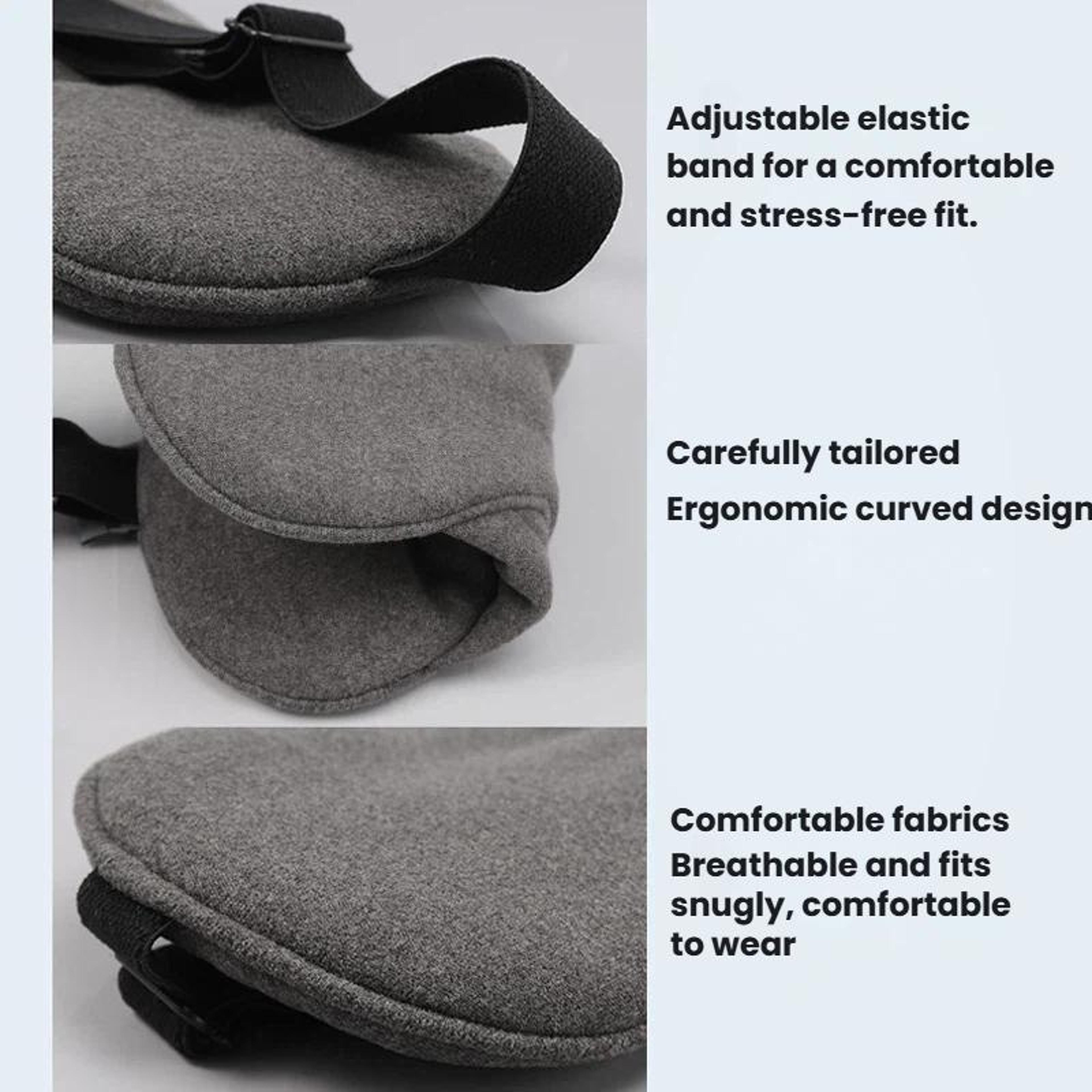 TRAELSKY Blackout Travel Sleep Mask For Airplane Nap  Nighttime Comfort 5