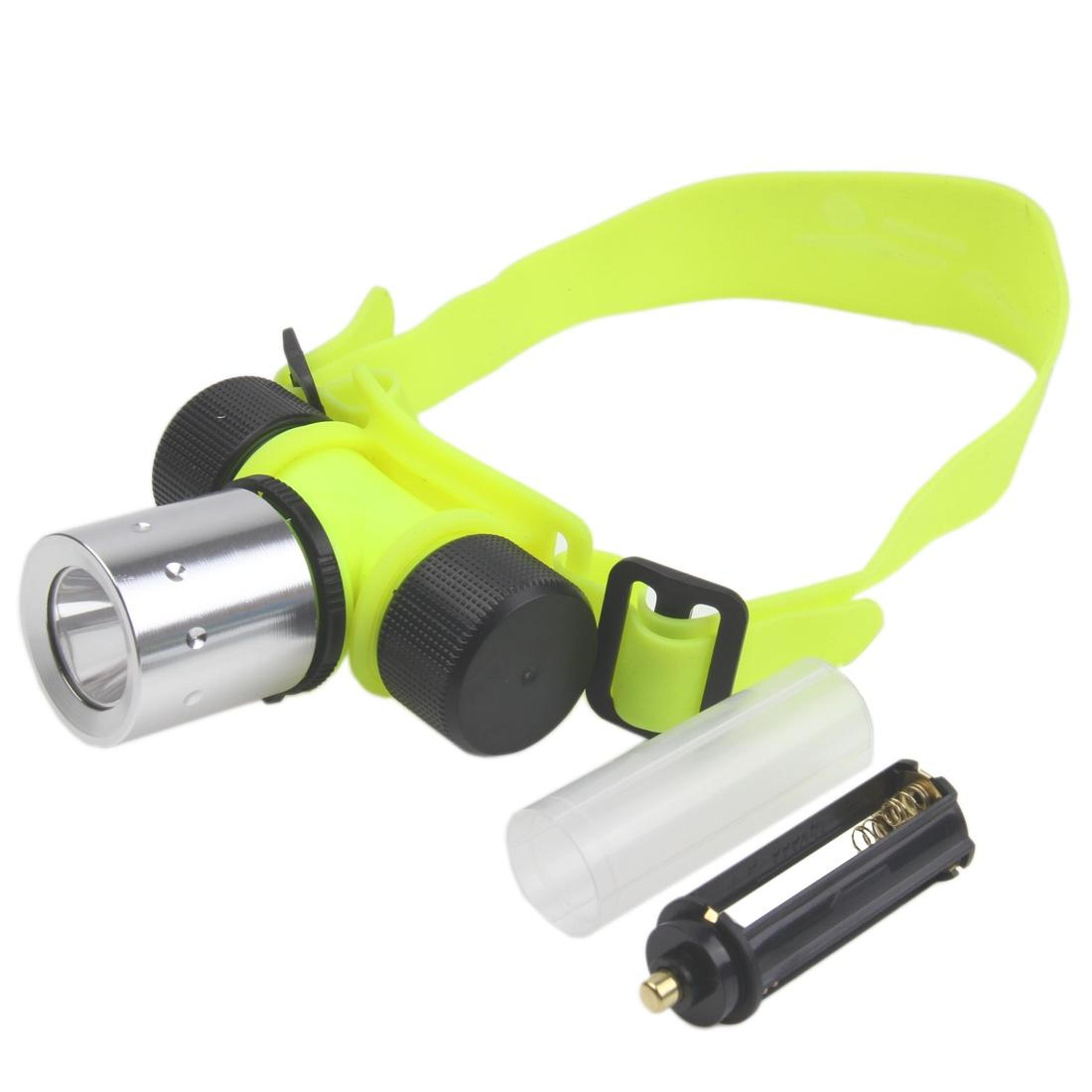 Premium Waterproof T6 LED Diving Flashlight Headlight With 3 Mode Zoom LED Beam 30m Underwater 5