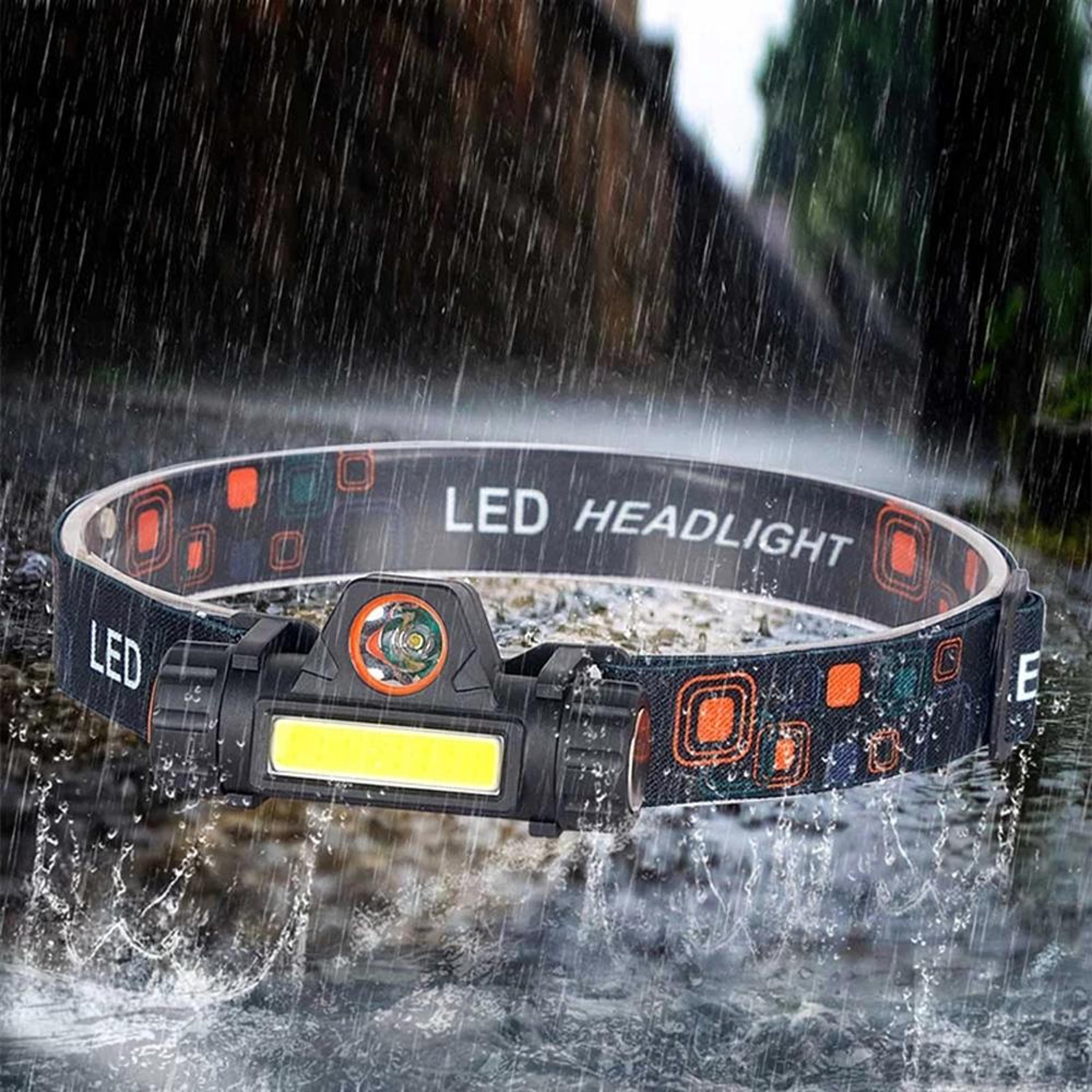 MagnaBeam USB Rechargeable LED Headlamp With Magnetic Base For Camping Fishing  Outdoor Work 4