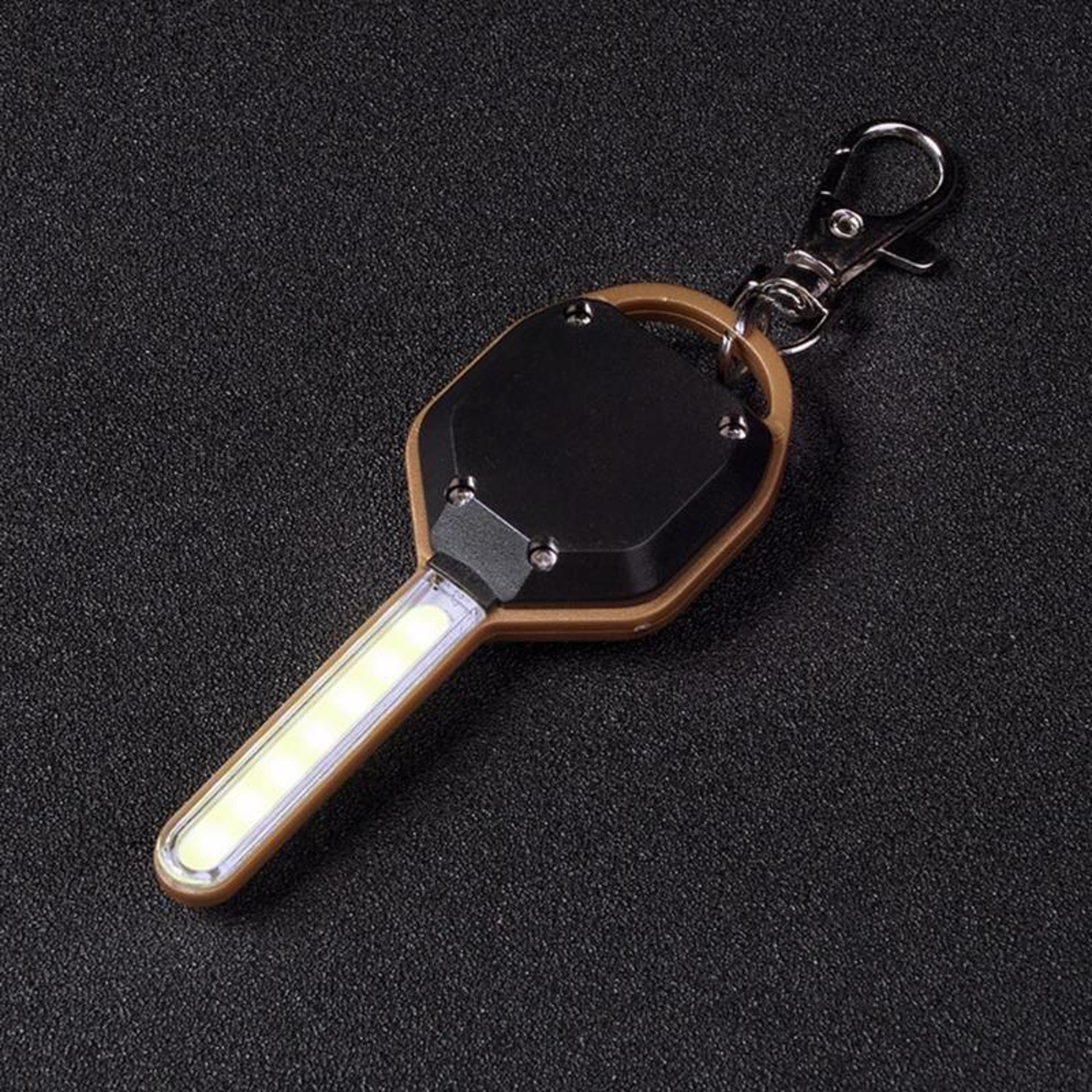 Compact Mini LED Keychain Flashlight Ultra Portable Pocket Torch Keyring 4
