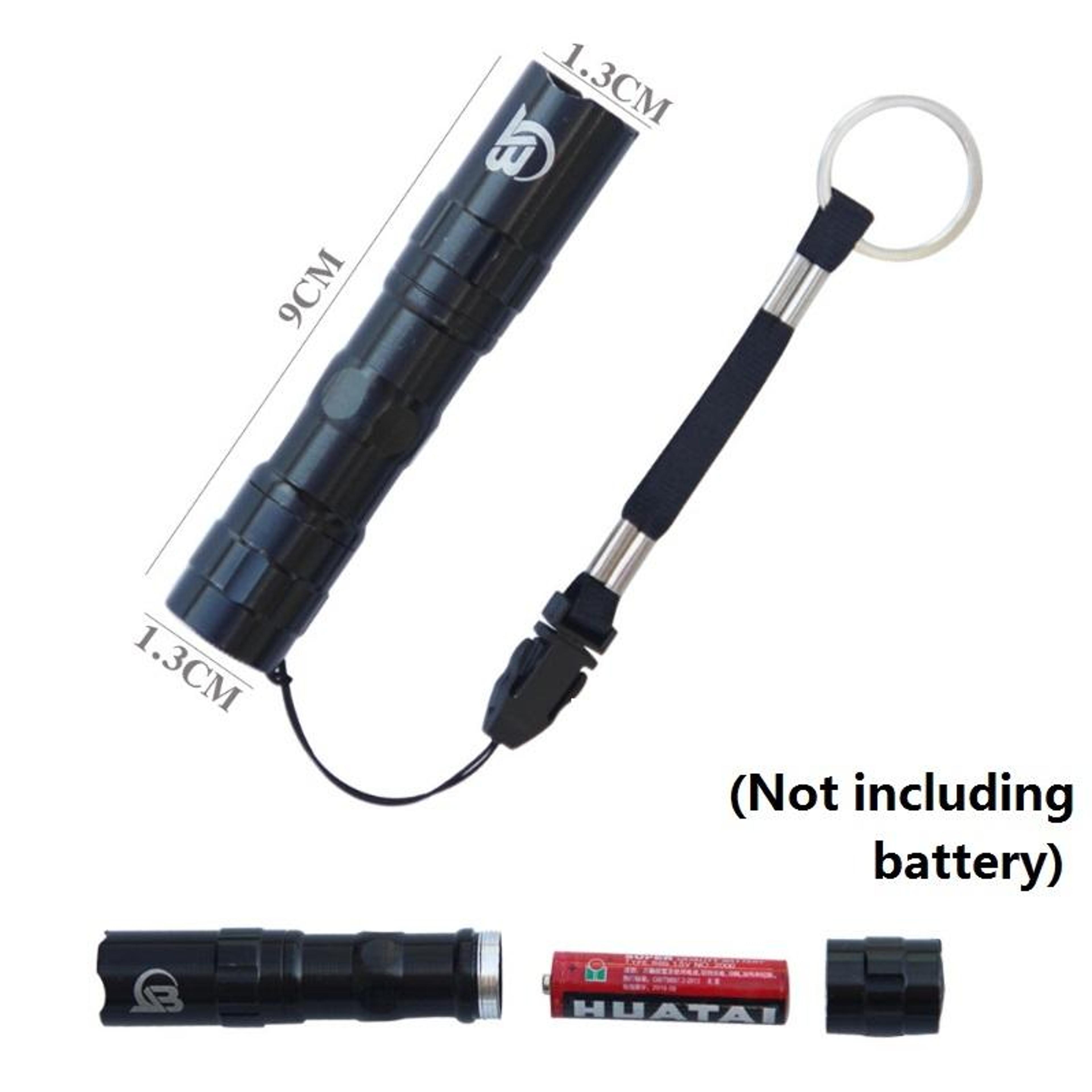 Mini LED Flashlight Set 3 Pack Portable Waterproof Aluminum Alloy Pocket Torch 4