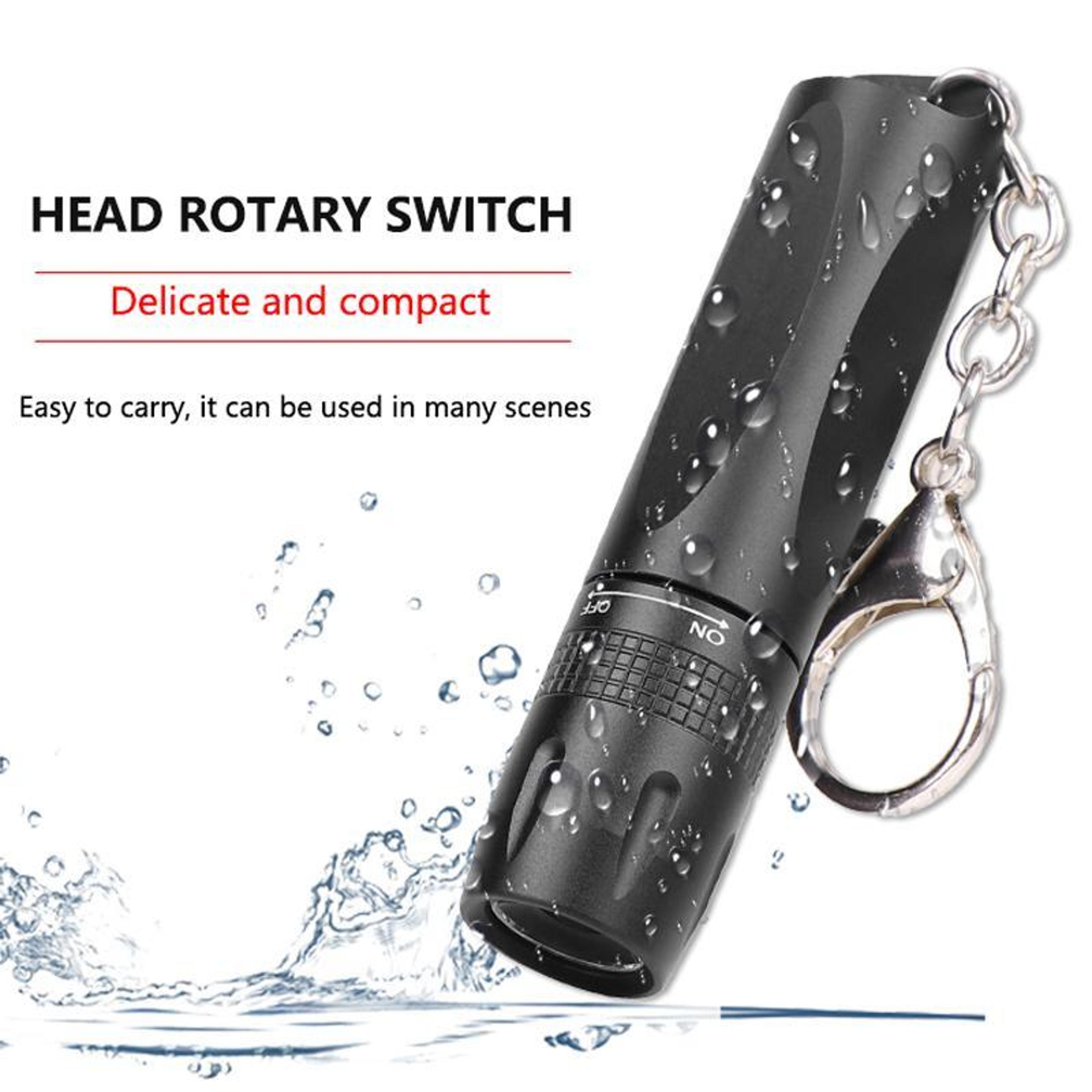 Mini Portable LED Keychain Flashlight Compact EDC Torch 5