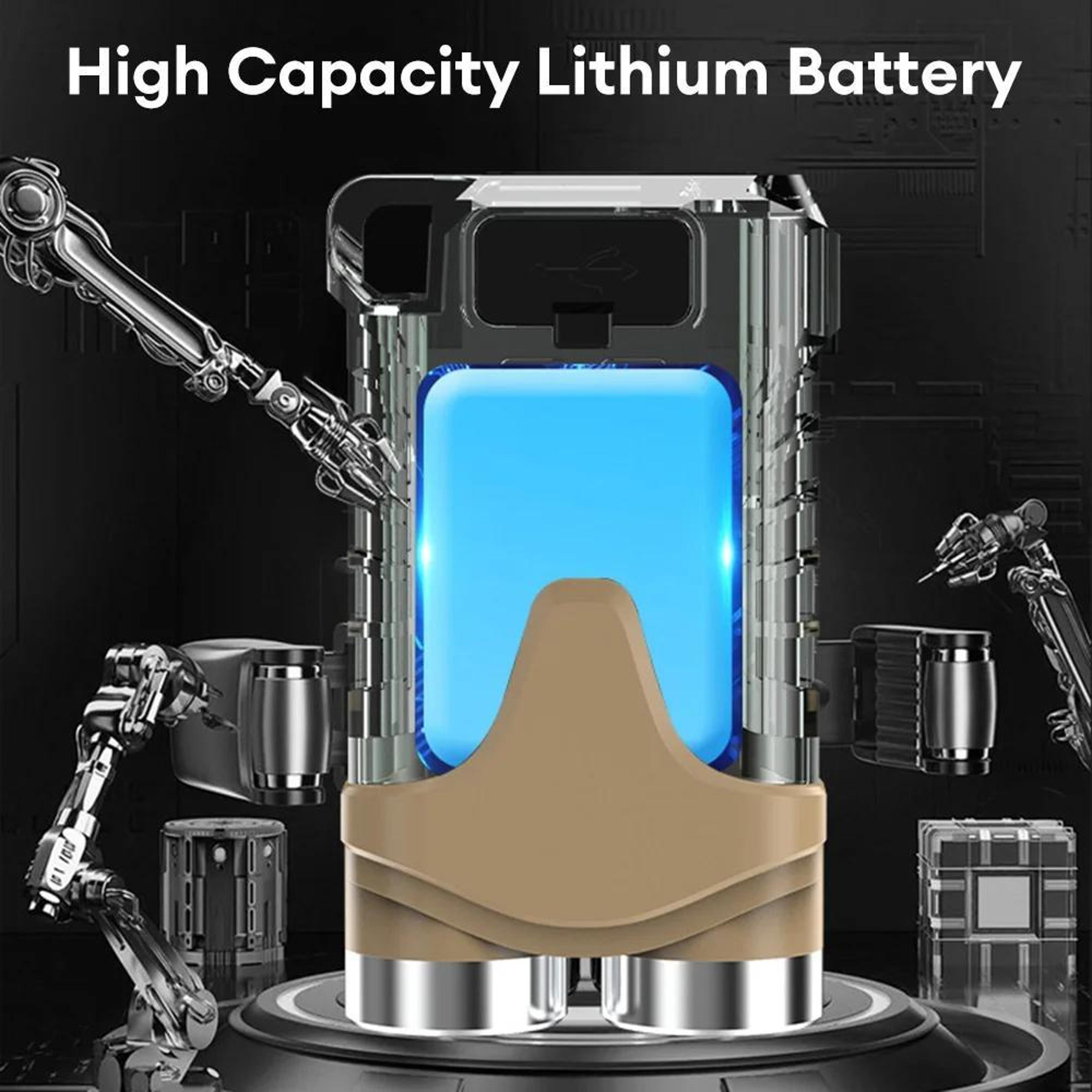 E SMARTER Rechargeable LED Keychain Flashlight With Magnetic Base  Emergency Warning Light 8