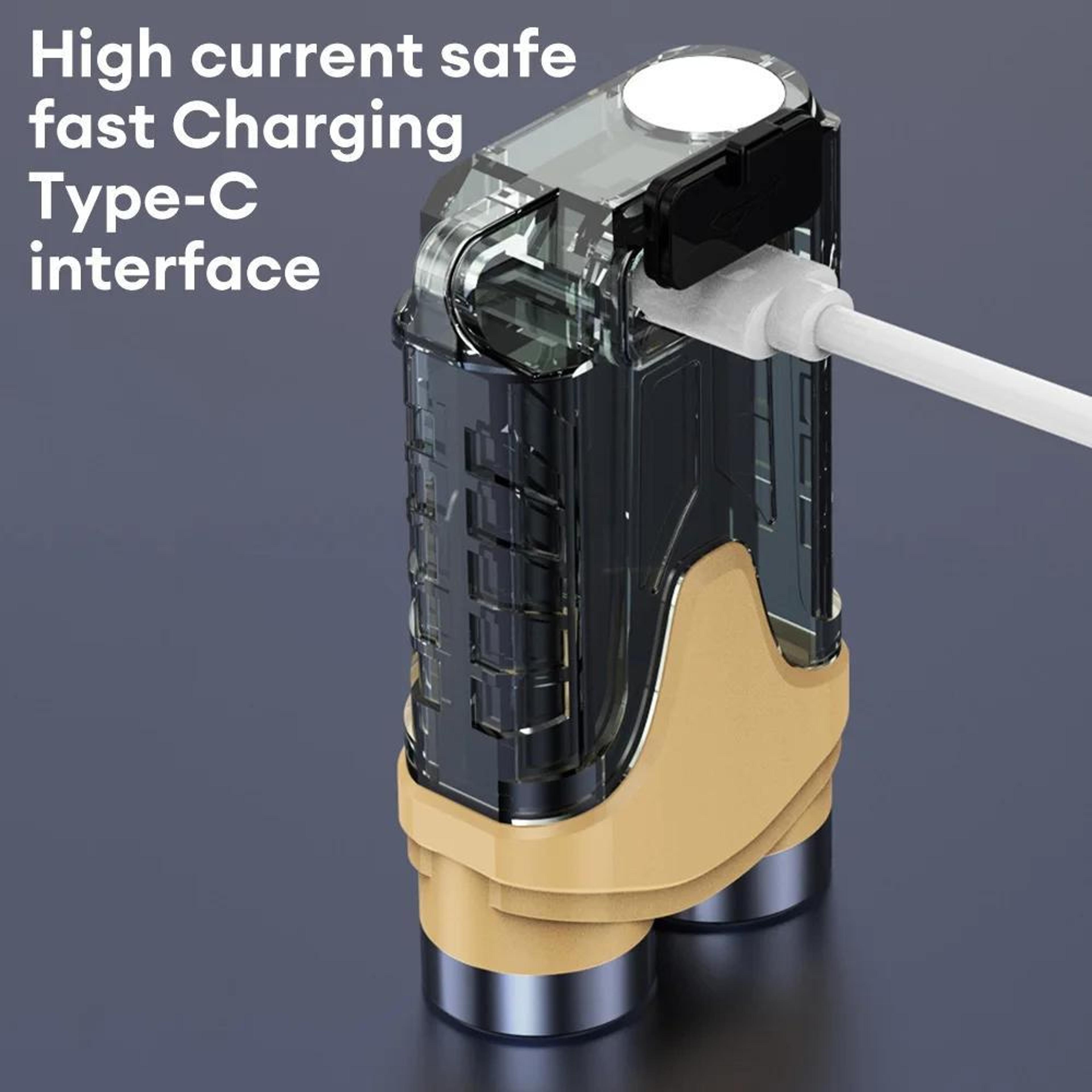 E SMARTER Rechargeable LED Keychain Flashlight With Magnetic Base  Emergency Warning Light 9
